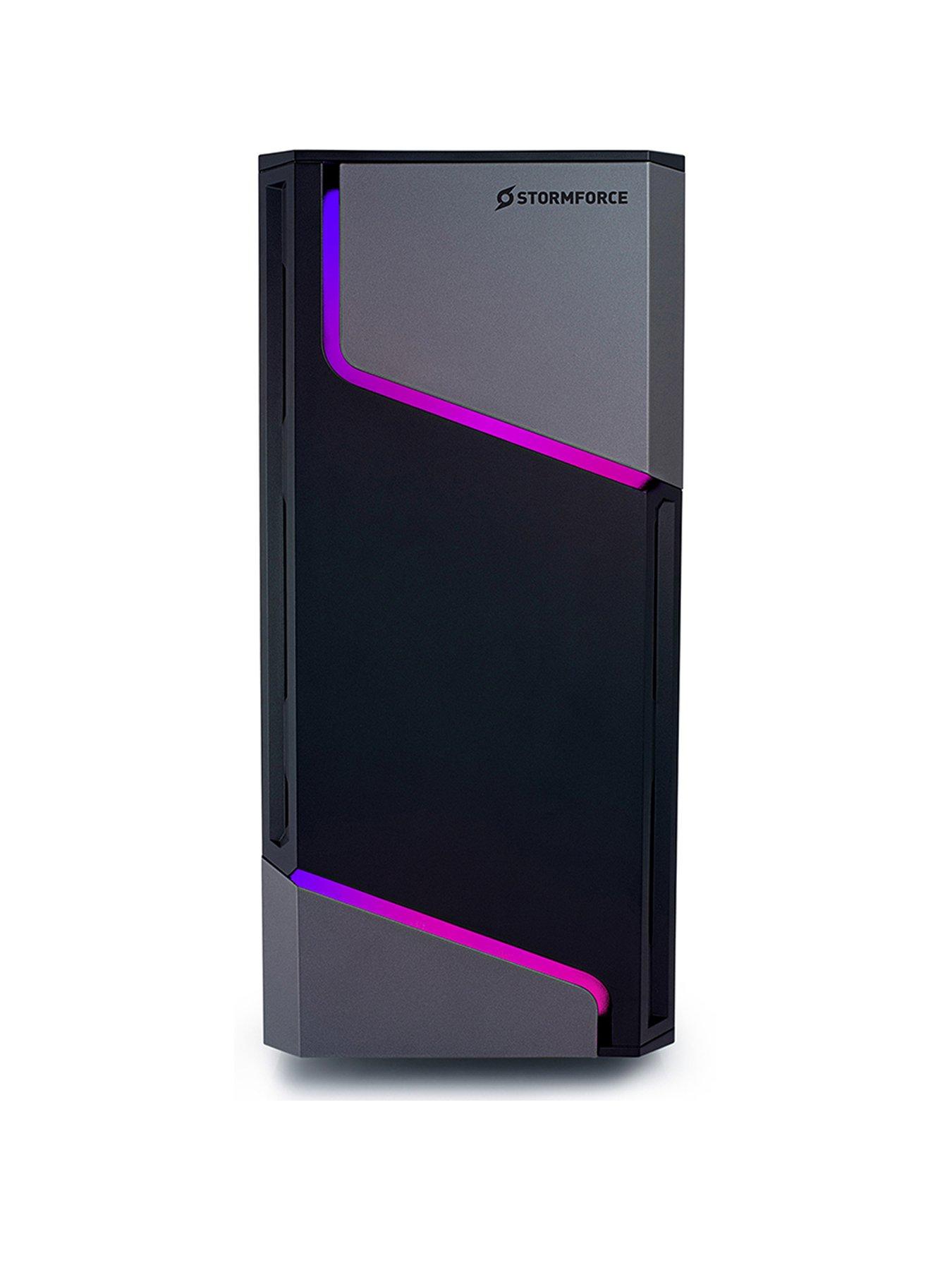 Image 1 of 6 of Stormforce MX360 Gaming Desktop - AMD Ryzen 5 - 8GB RAM 500GB SSD - Black