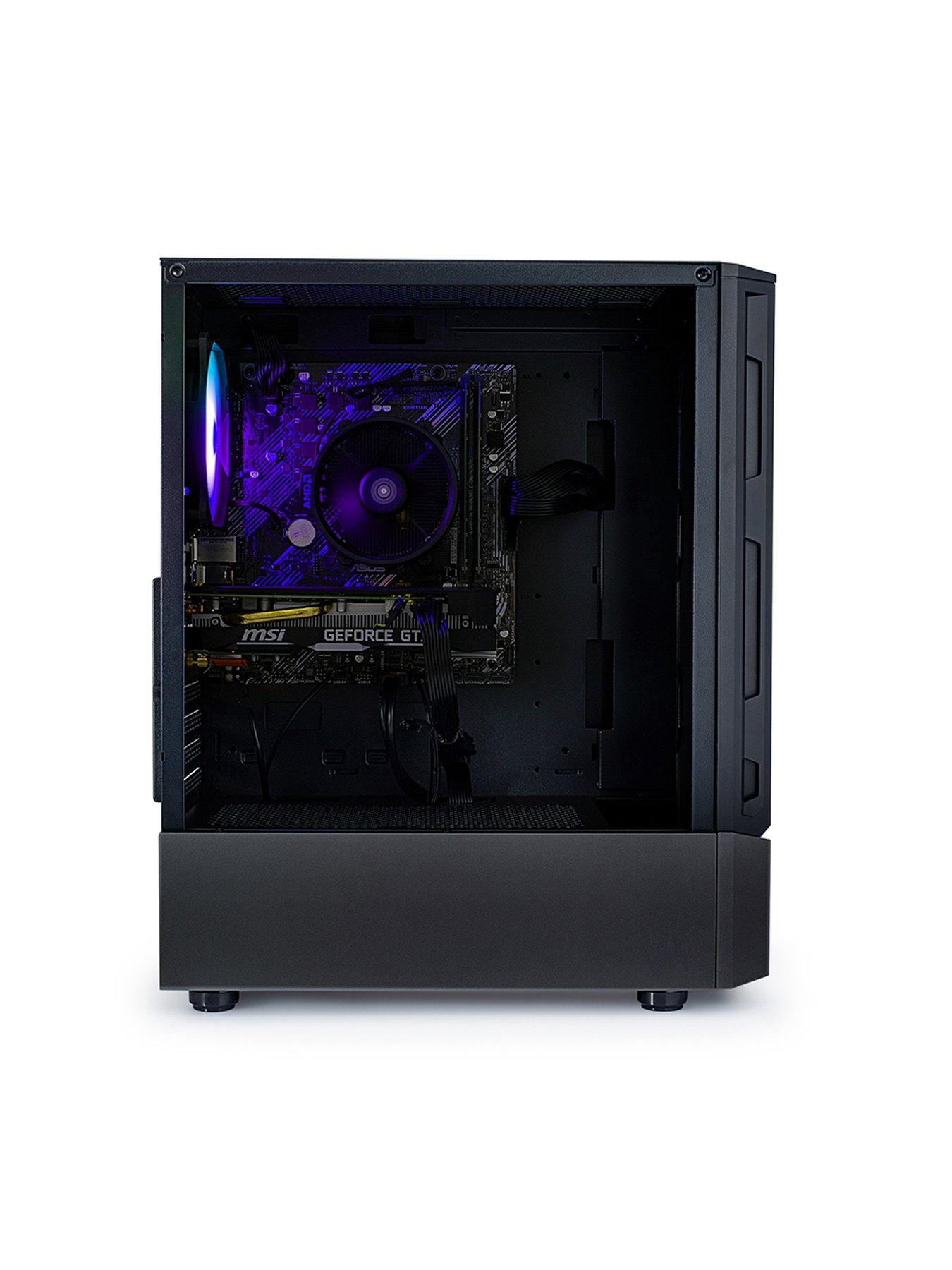 Image 3 of 6 of Stormforce MX360 Gaming Desktop - AMD Ryzen 5 - 8GB RAM 500GB SSD - Black