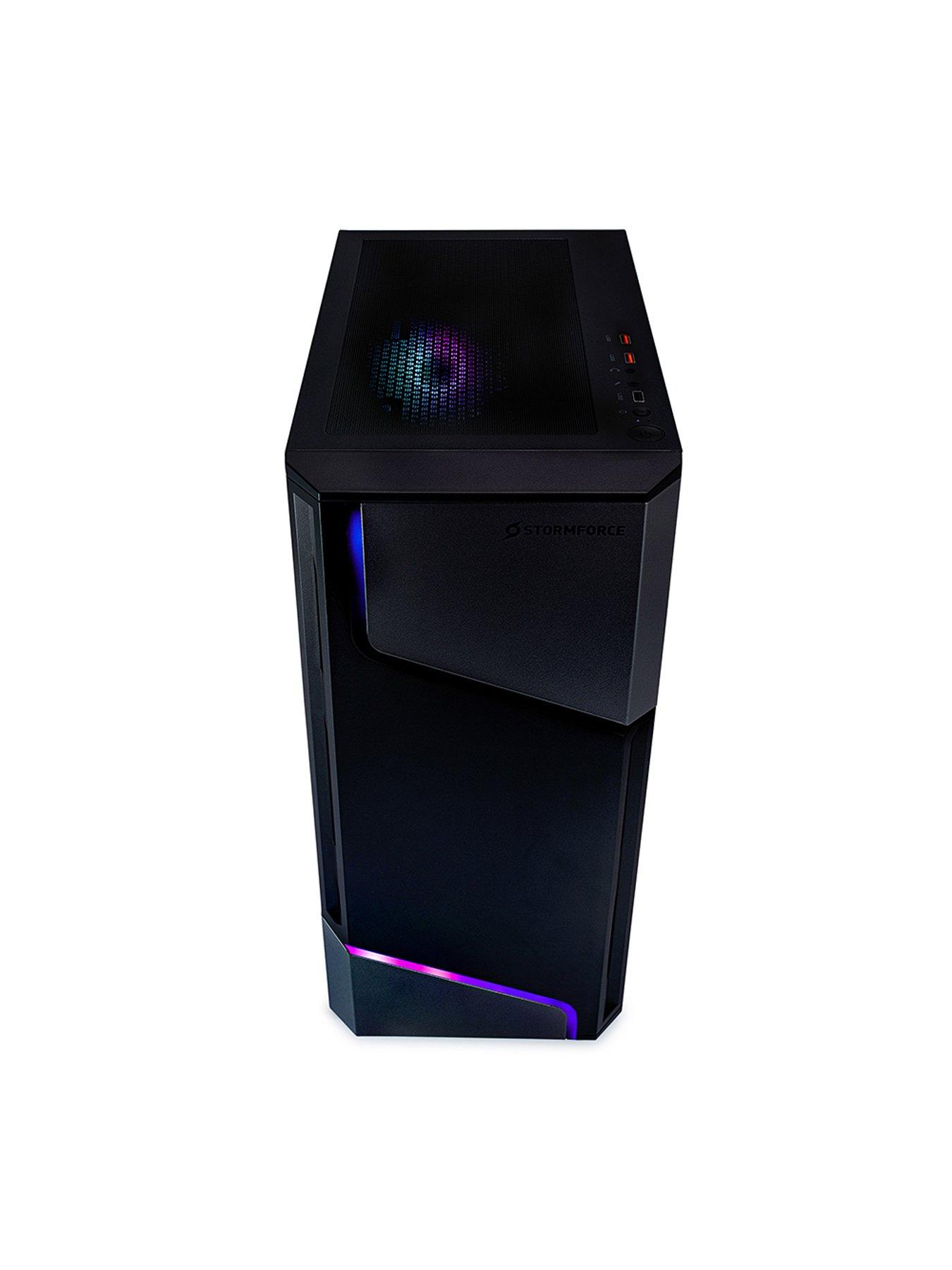 Image 4 of 6 of Stormforce MX360 Gaming Desktop - AMD Ryzen 5 - 8GB RAM 500GB SSD - Black