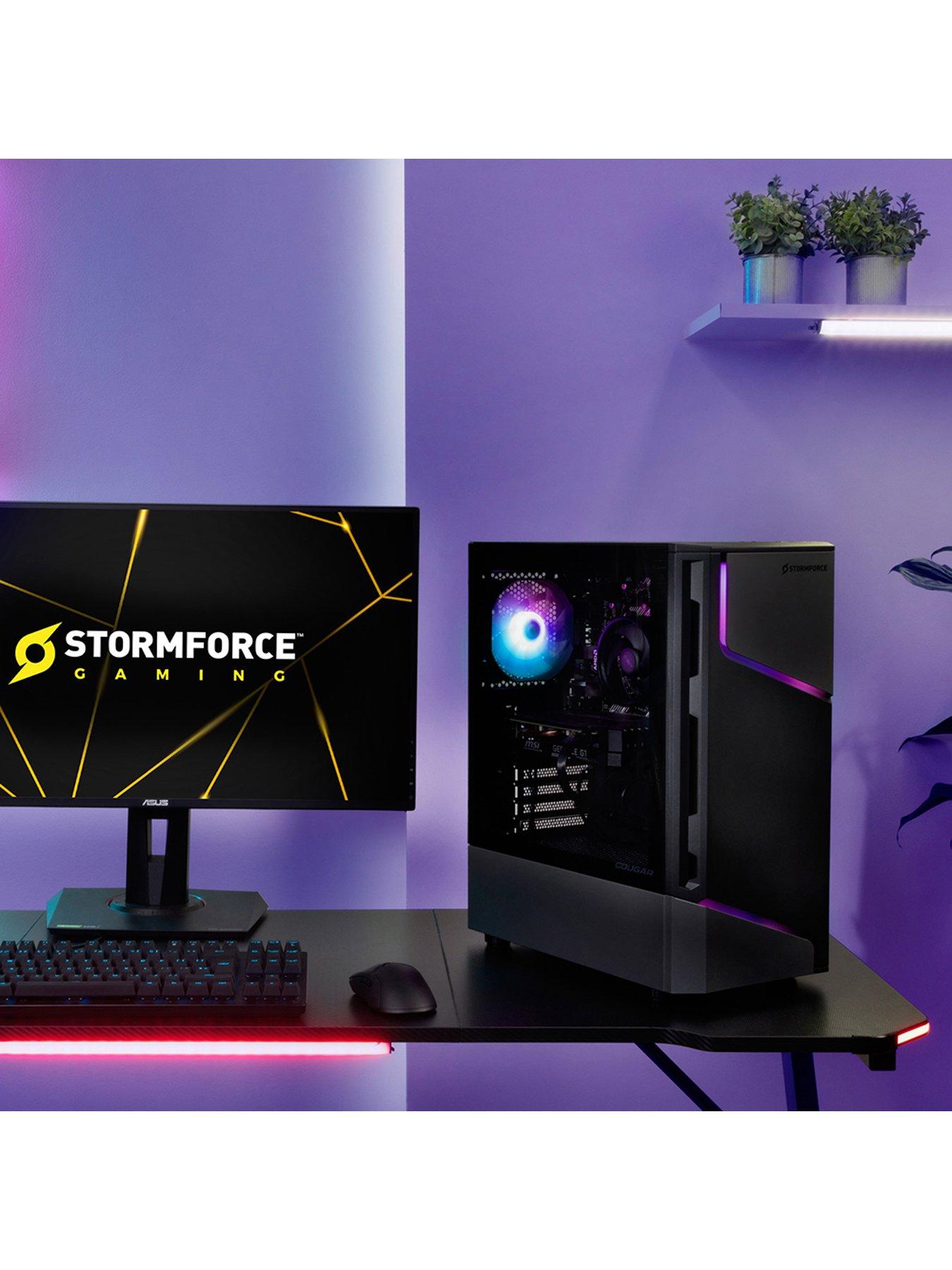 Image 5 of 6 of Stormforce MX360 Gaming Desktop - AMD Ryzen 5 - 8GB RAM 500GB SSD - Black