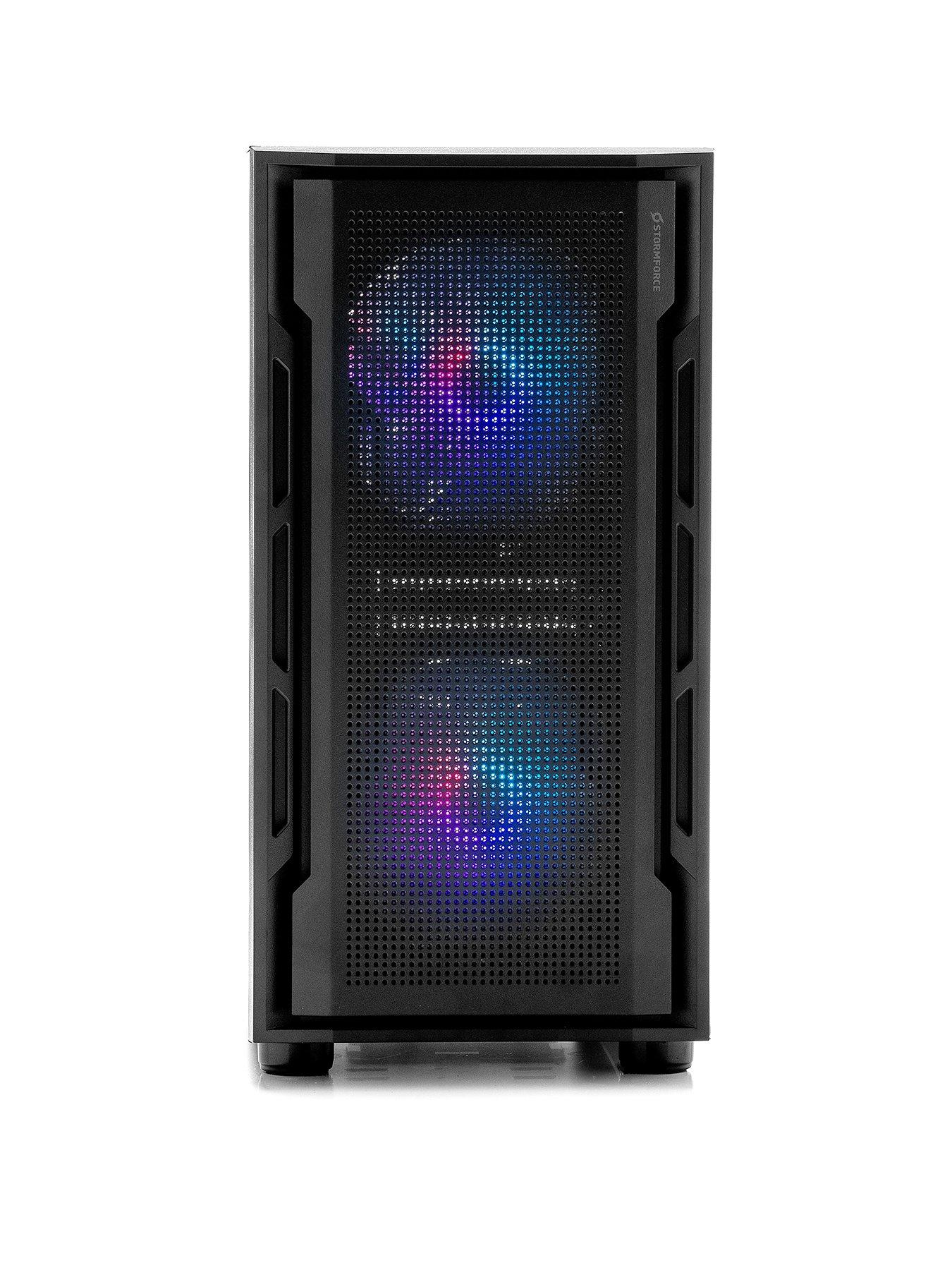 Image 2 of 7 of Stormforce Uniface Gaming Desktop Bundle - AMD Ryzen 5 - 16GB RAM 1TB SSD - Black