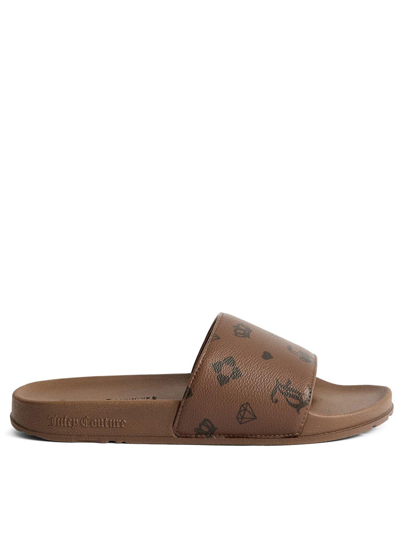 undefined Mia Monogram Pu Slider