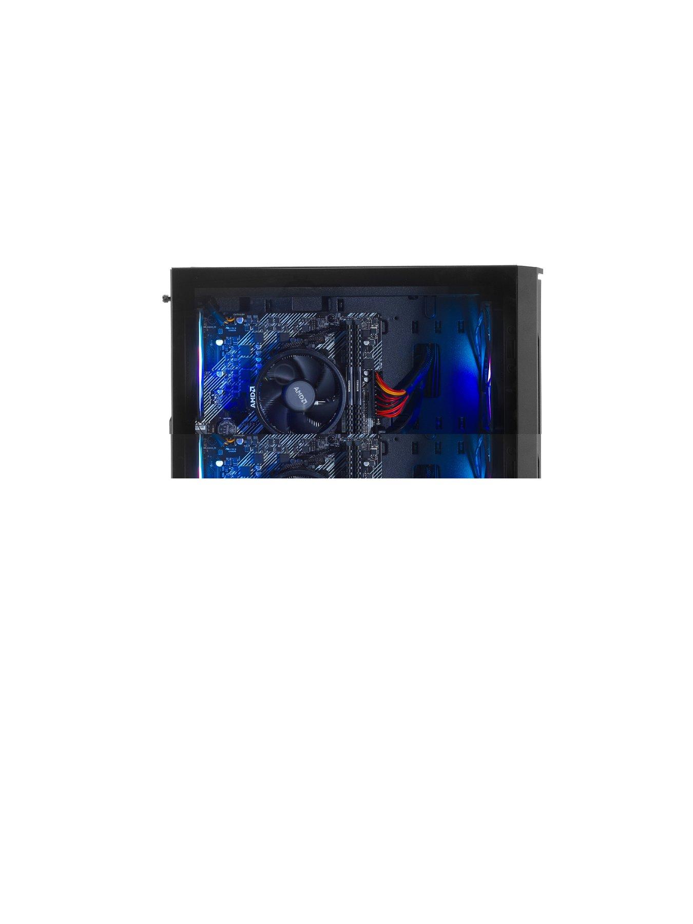 Image 3 of 6 of Stormforce Uniface Gaming Desktop - AMD Ryzen 5, 16GB RAM, 1TB SSD - Black
