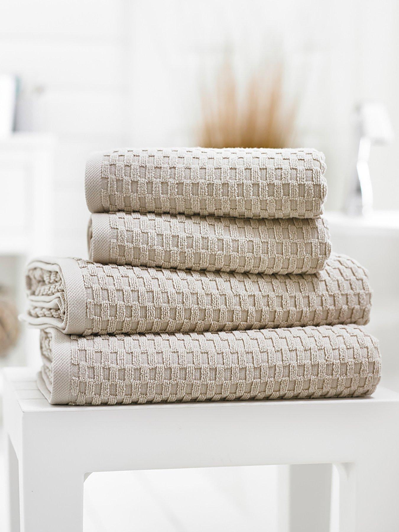 undefined Brooklyn Waffle Bath Sheet 500gsm