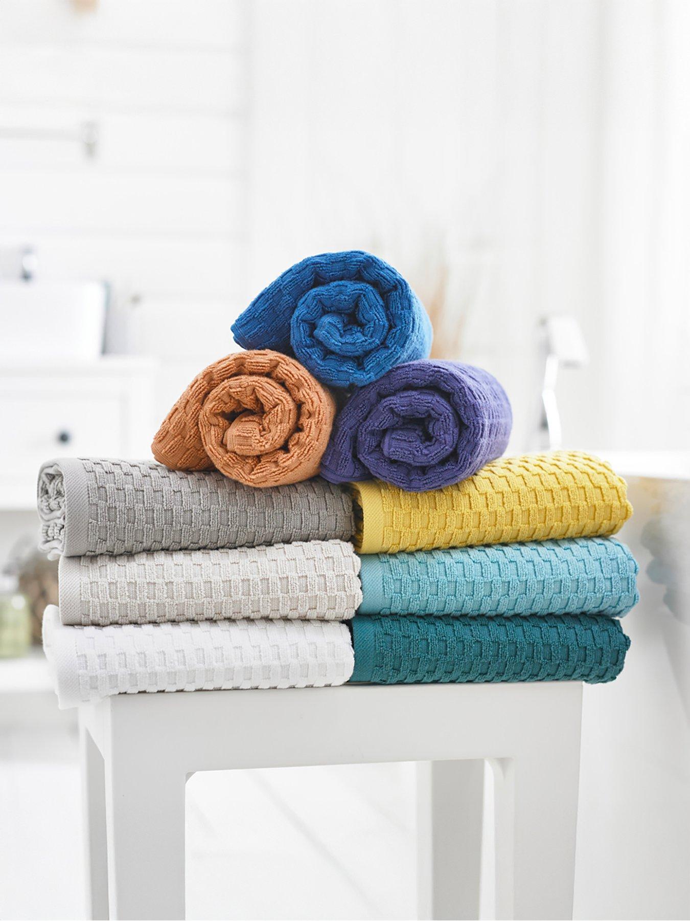 Image 3 of 3 of Deyongs Brooklyn Waffle Bath Sheet 500gsm