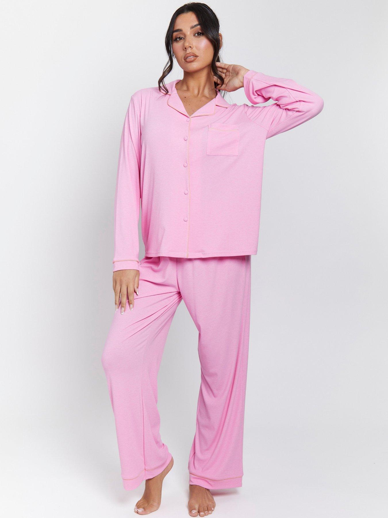 undefined Rib Long Sleeve Traditional Shirt And Long Pant