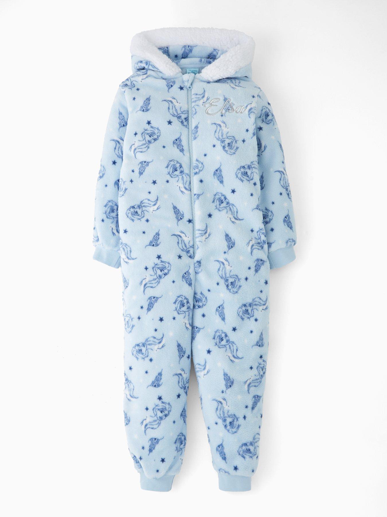 Disney Frozen Elsa Fleeced All In One - Blue