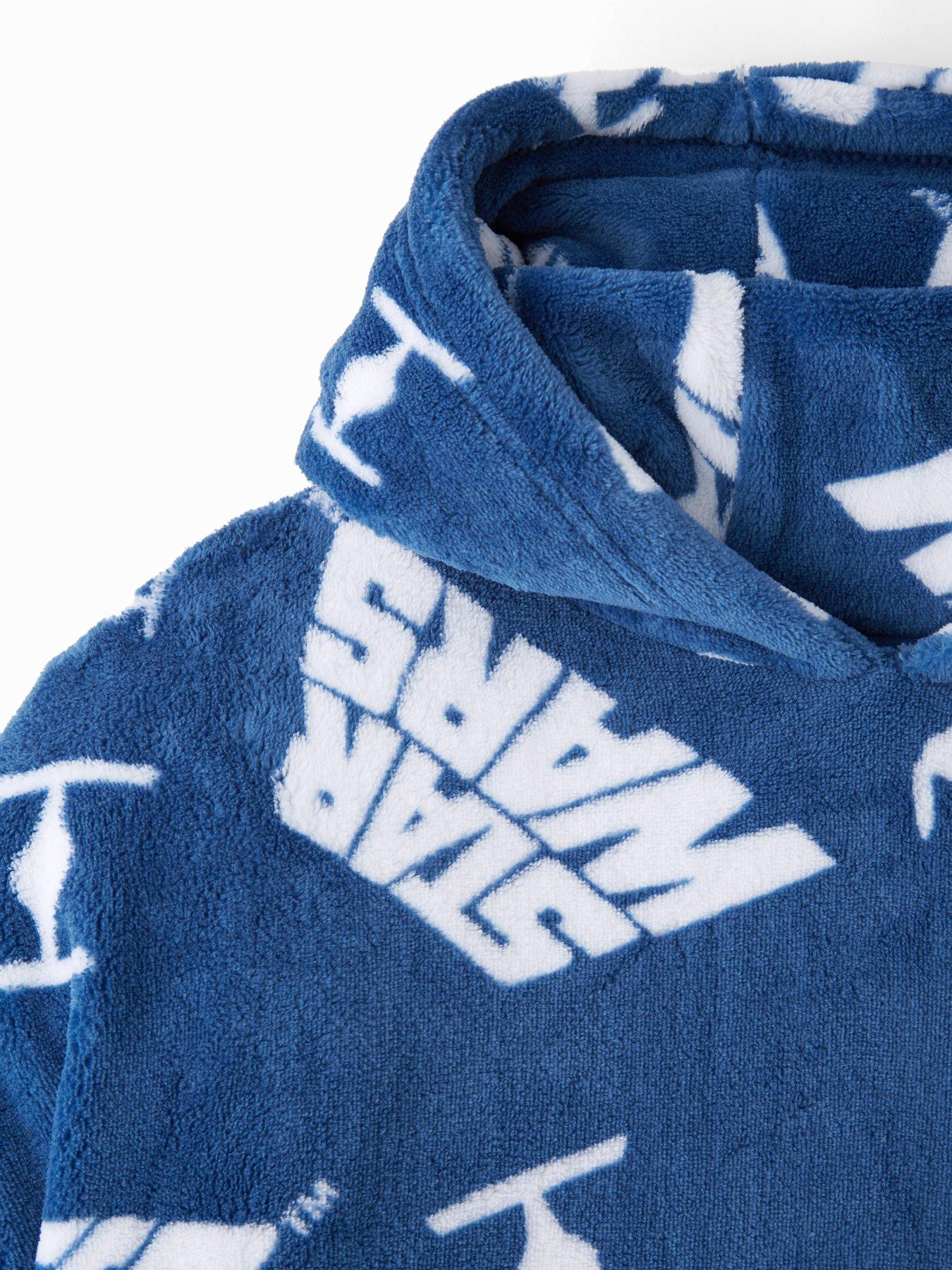 Image 4 of 4 of Star Wars Fleece Hooded Blanket - Blue