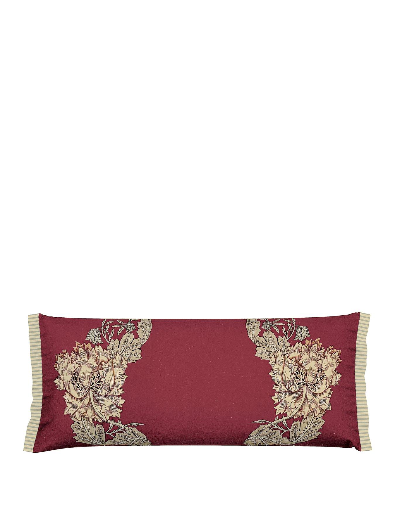 Image 2 of 4 of Morris & Co Honeysuckle & Tulip Cushion- 70x30cm
