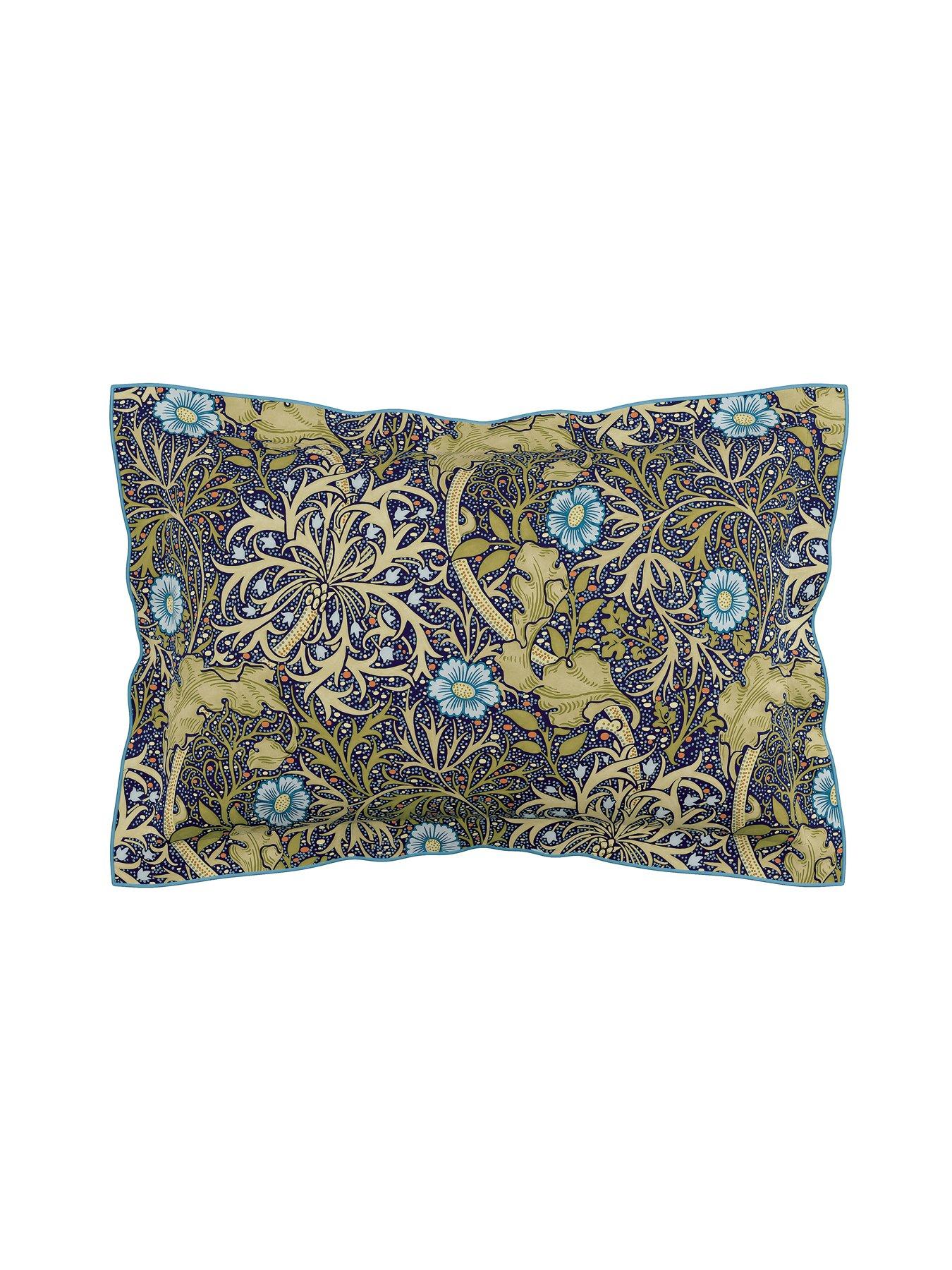 Image 4 of 5 of Morris & Co Seaweed 100% Cotton Duvet Cover Set