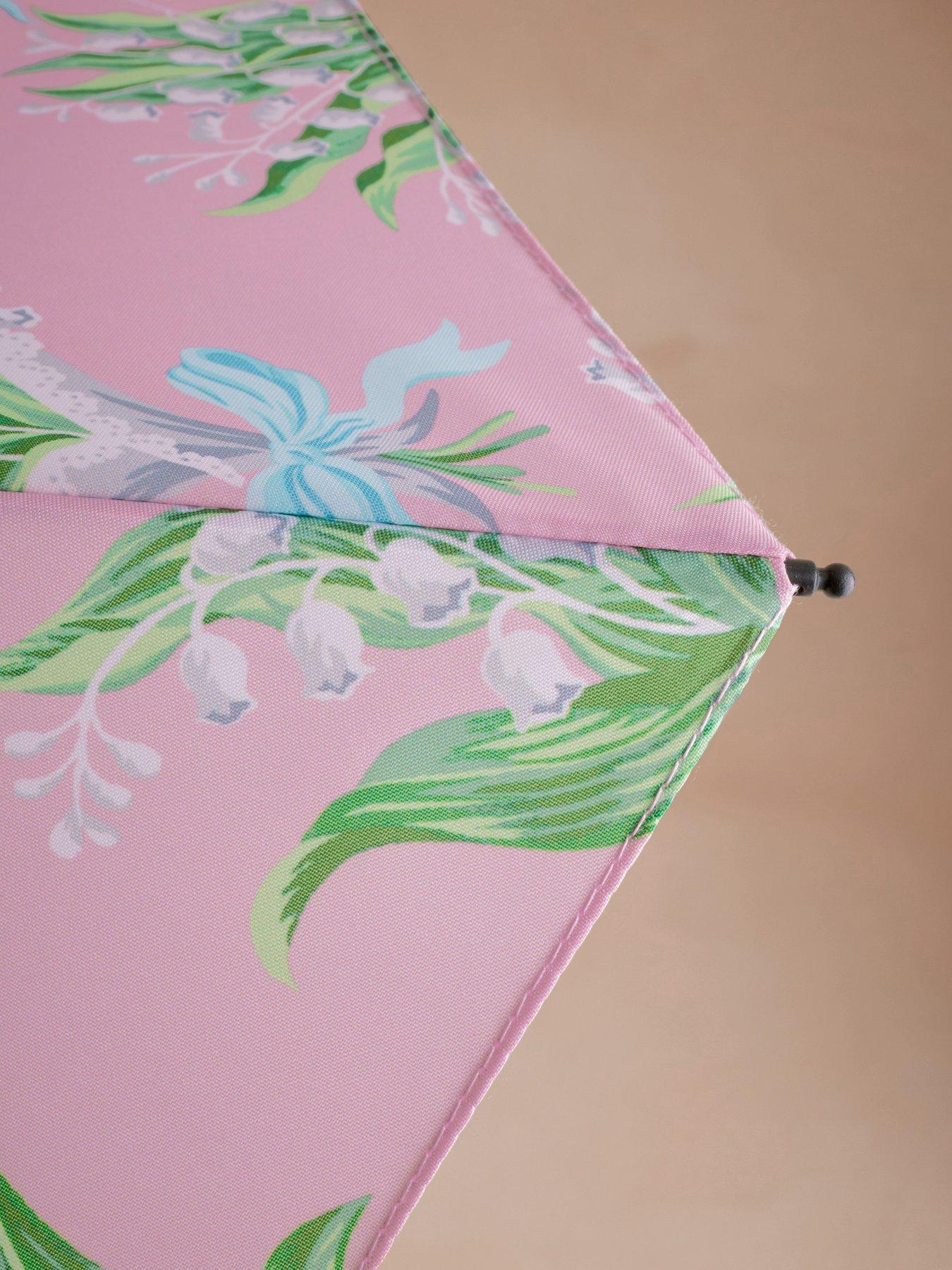 Image 2 of 4 of Cath Kidston Pink Lily Of The Valley Umberella