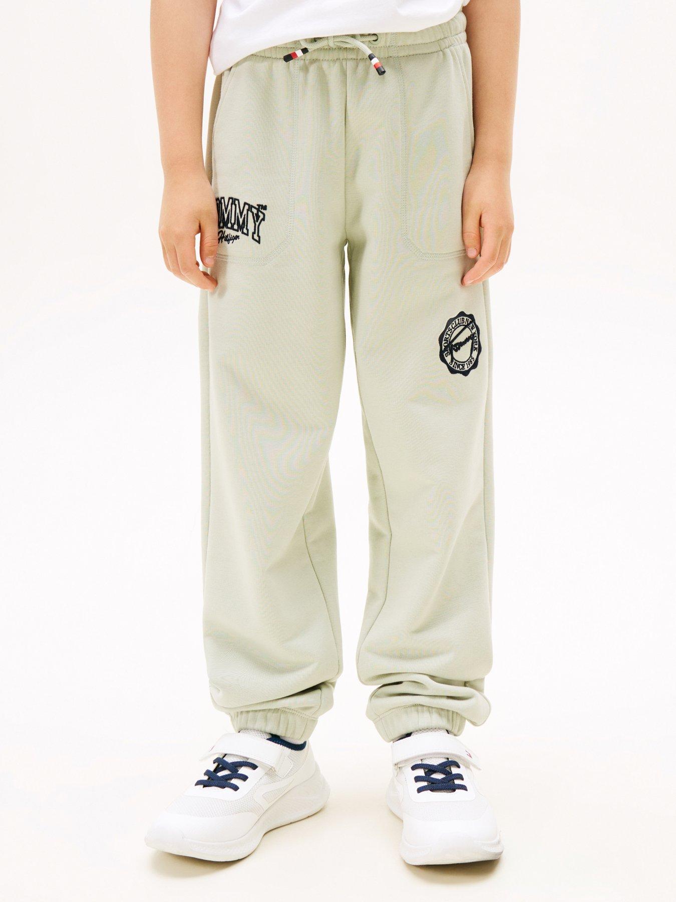 Tommy Hilfiger Boys Varsity Graphic Sweatpants - Light Khaki