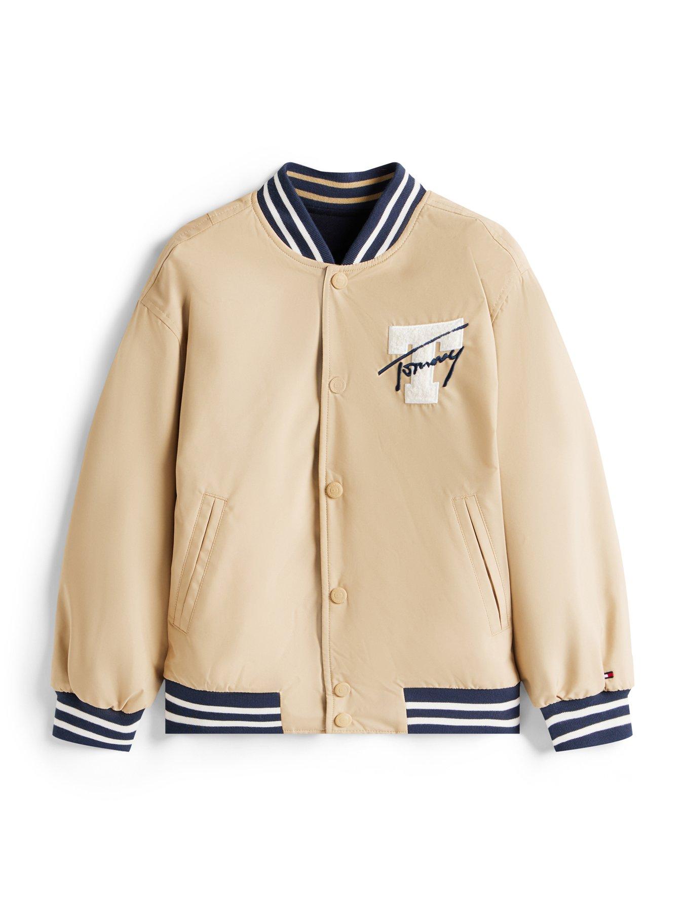 Image 4 of 4 of Tommy Hilfiger Boys Reversible Bomber Jacket - Beige