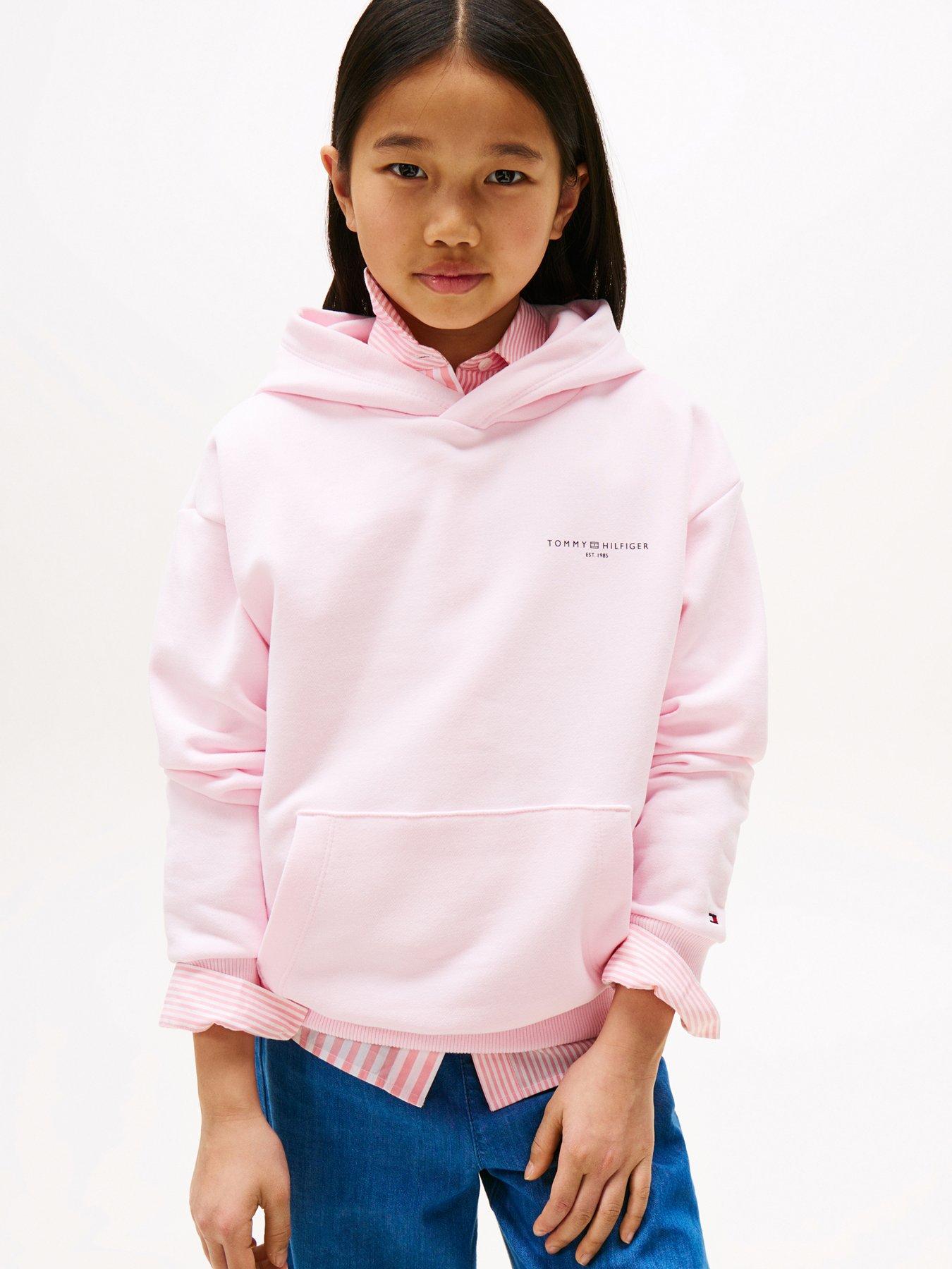 undefined Girls Mini Corp Hoodie - Light Pink