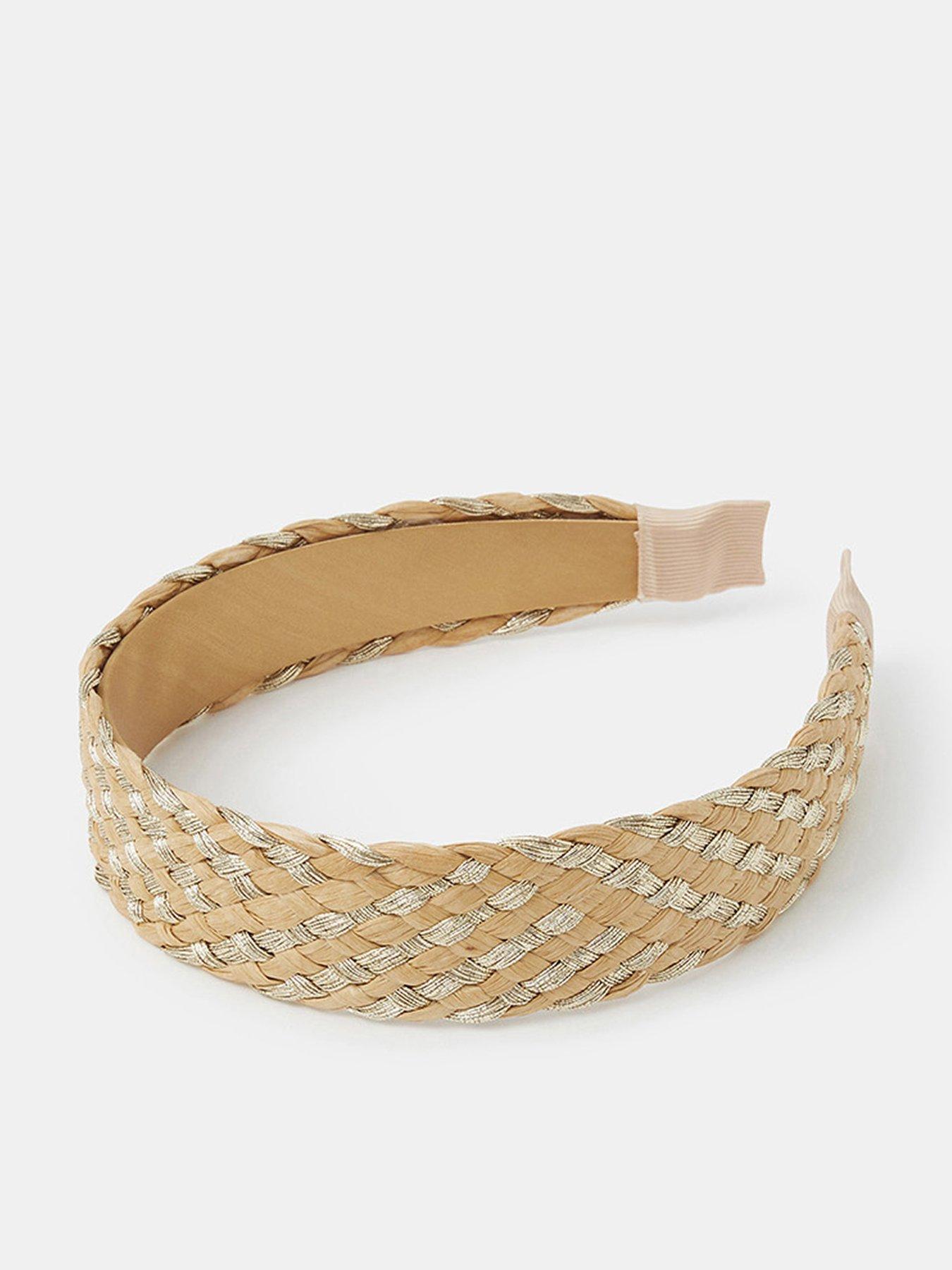 undefined Raffia Headband - Natural