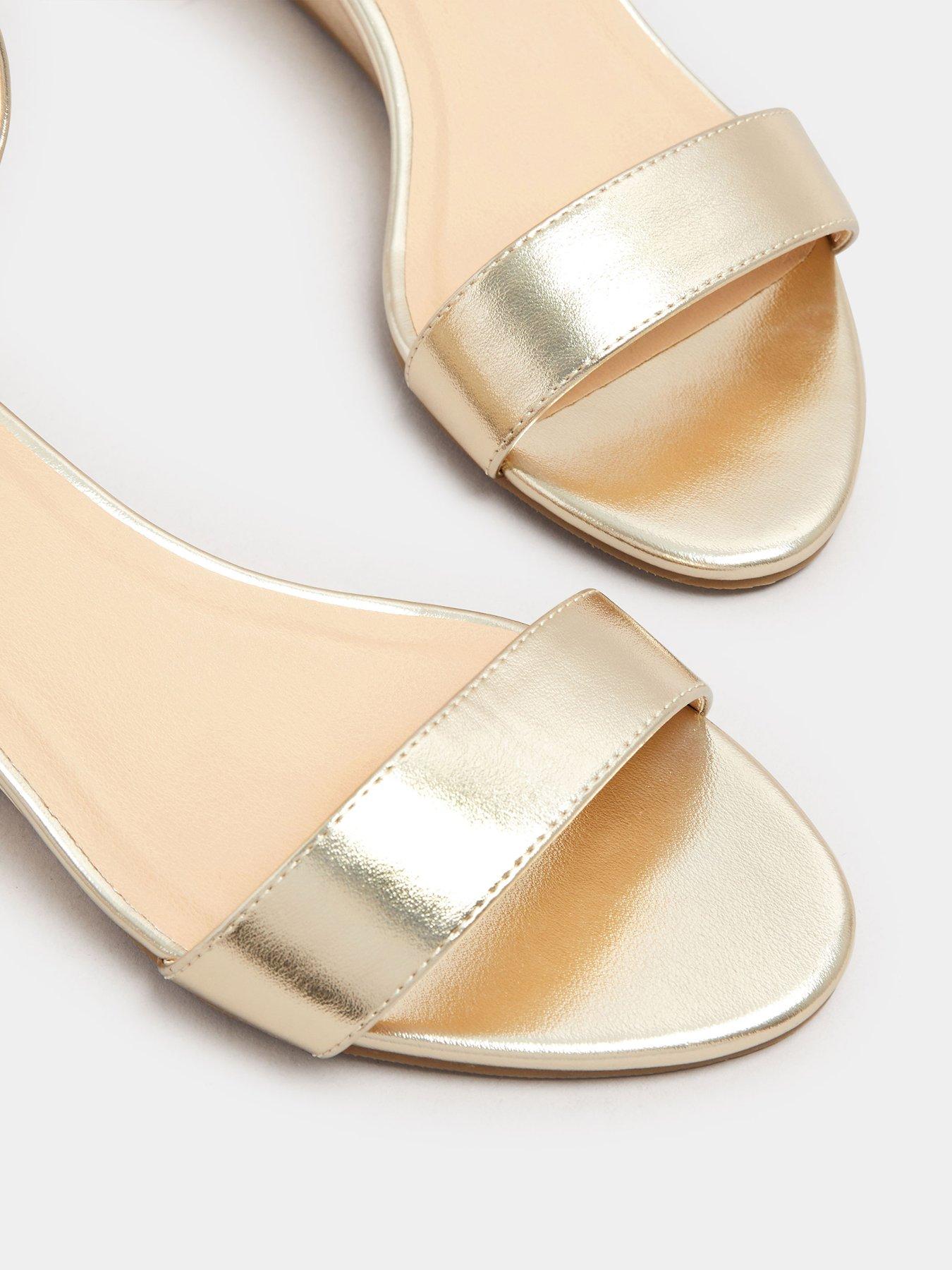 Image 4 of 4 of Yours Extra Wide Fit Two Part Low Wedge Sandal