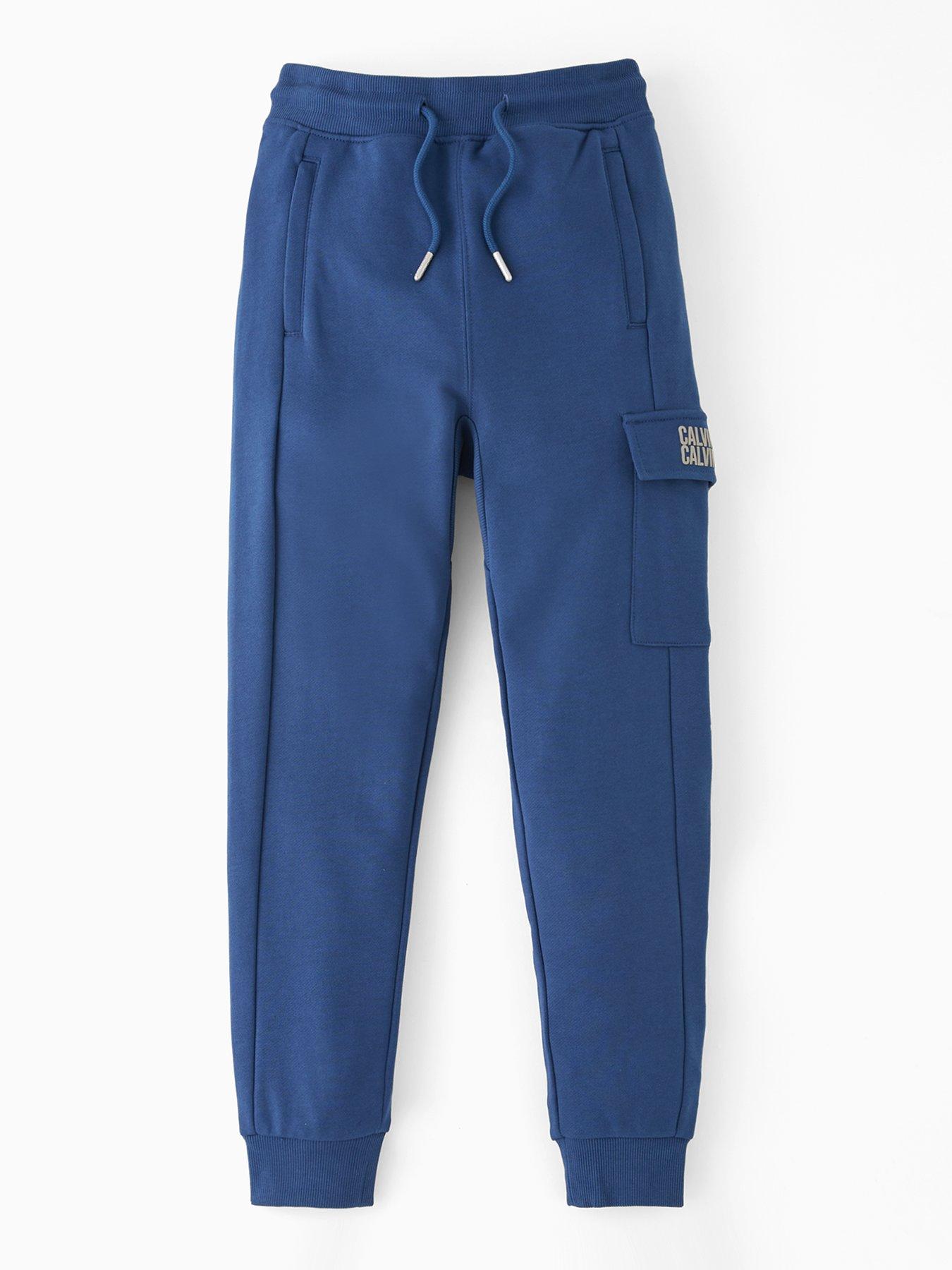 undefined Boys Terry Season Graphic Jog Pants - Blue