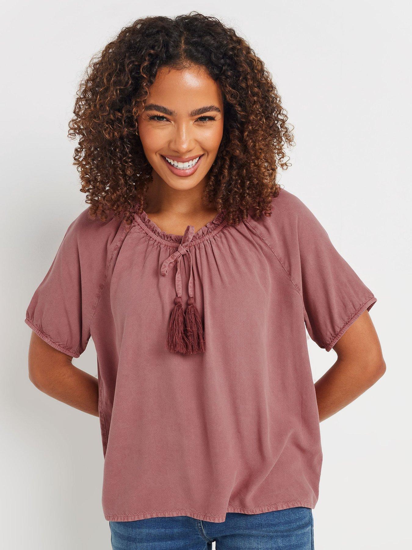 undefined Acid Wash Gypsy Top