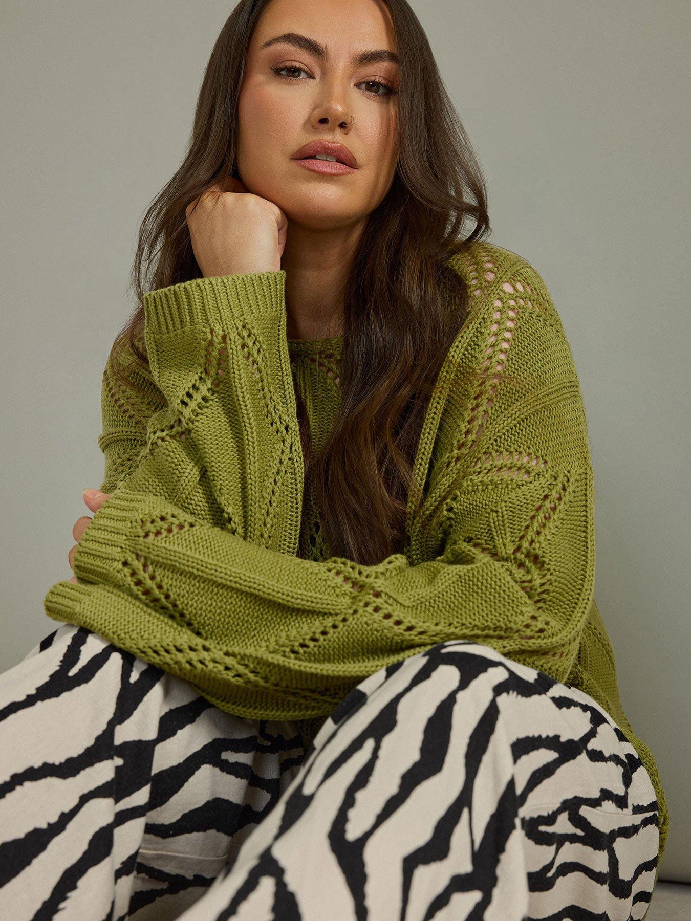 undefined Pointelle Jumper