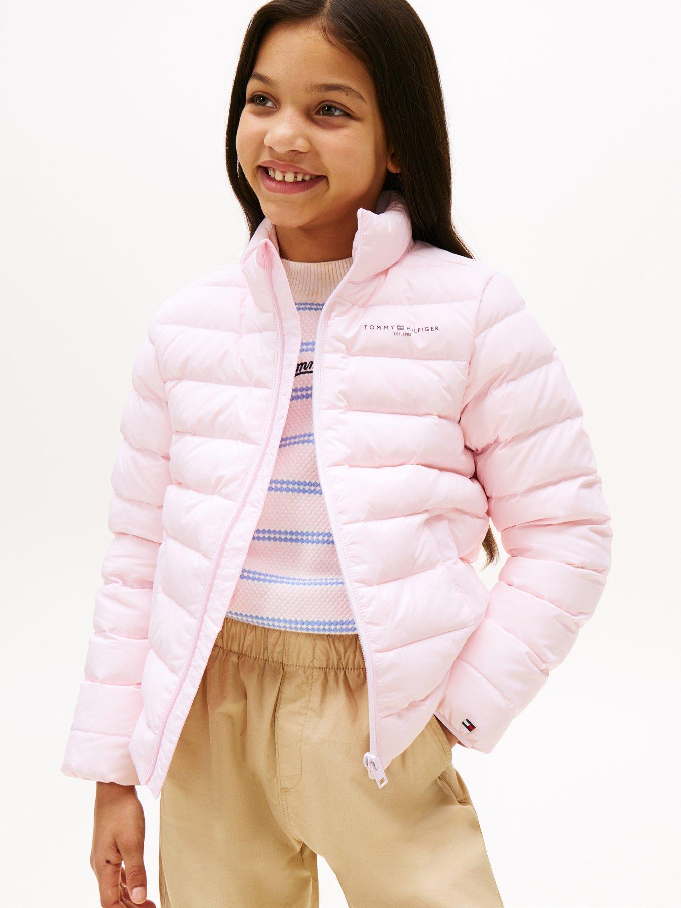 Tommy Hilfiger Girls Essential Light Down Jacket - Light Pink
