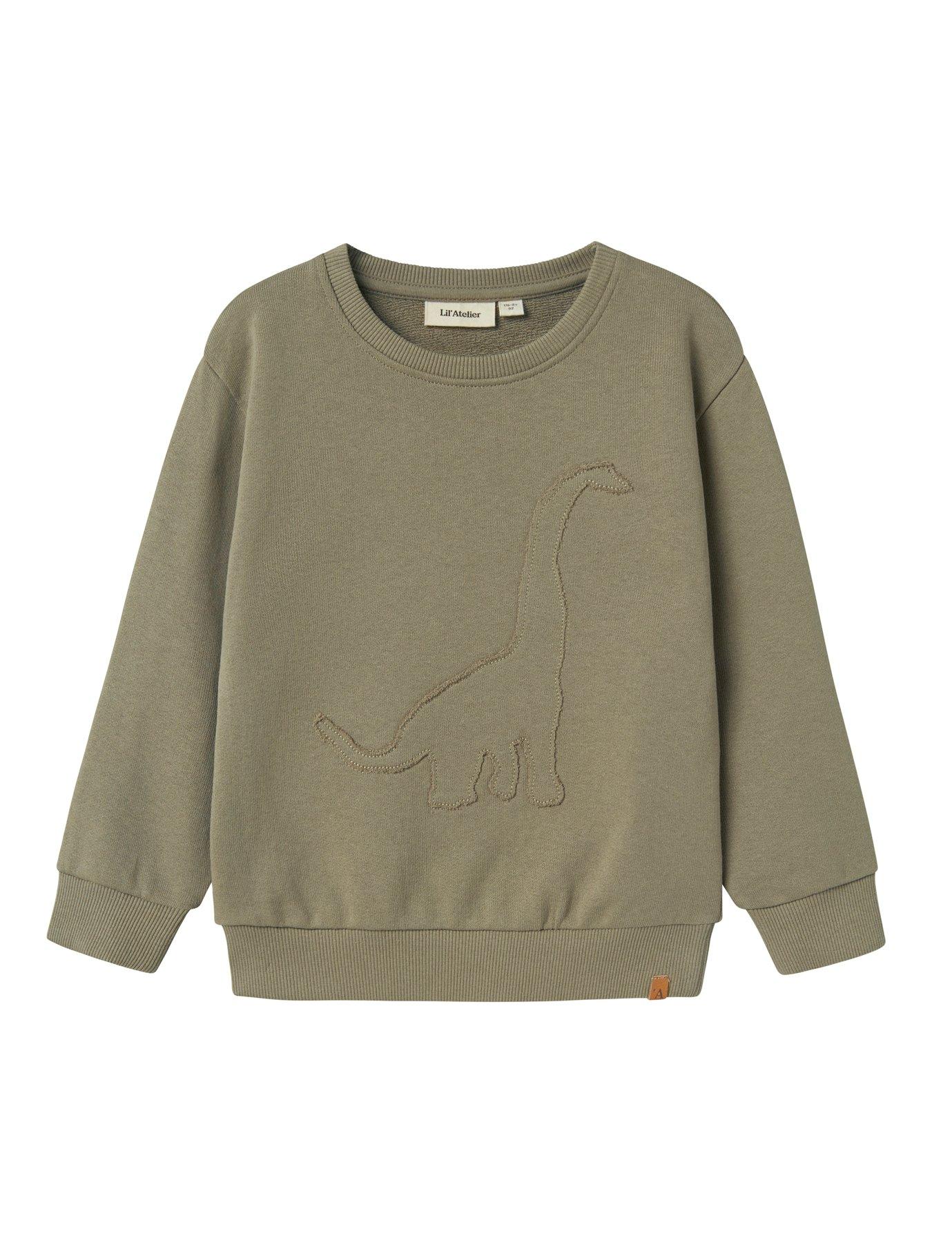 undefined Mni Boys Dino Embroidered Sweat - Overland Trek