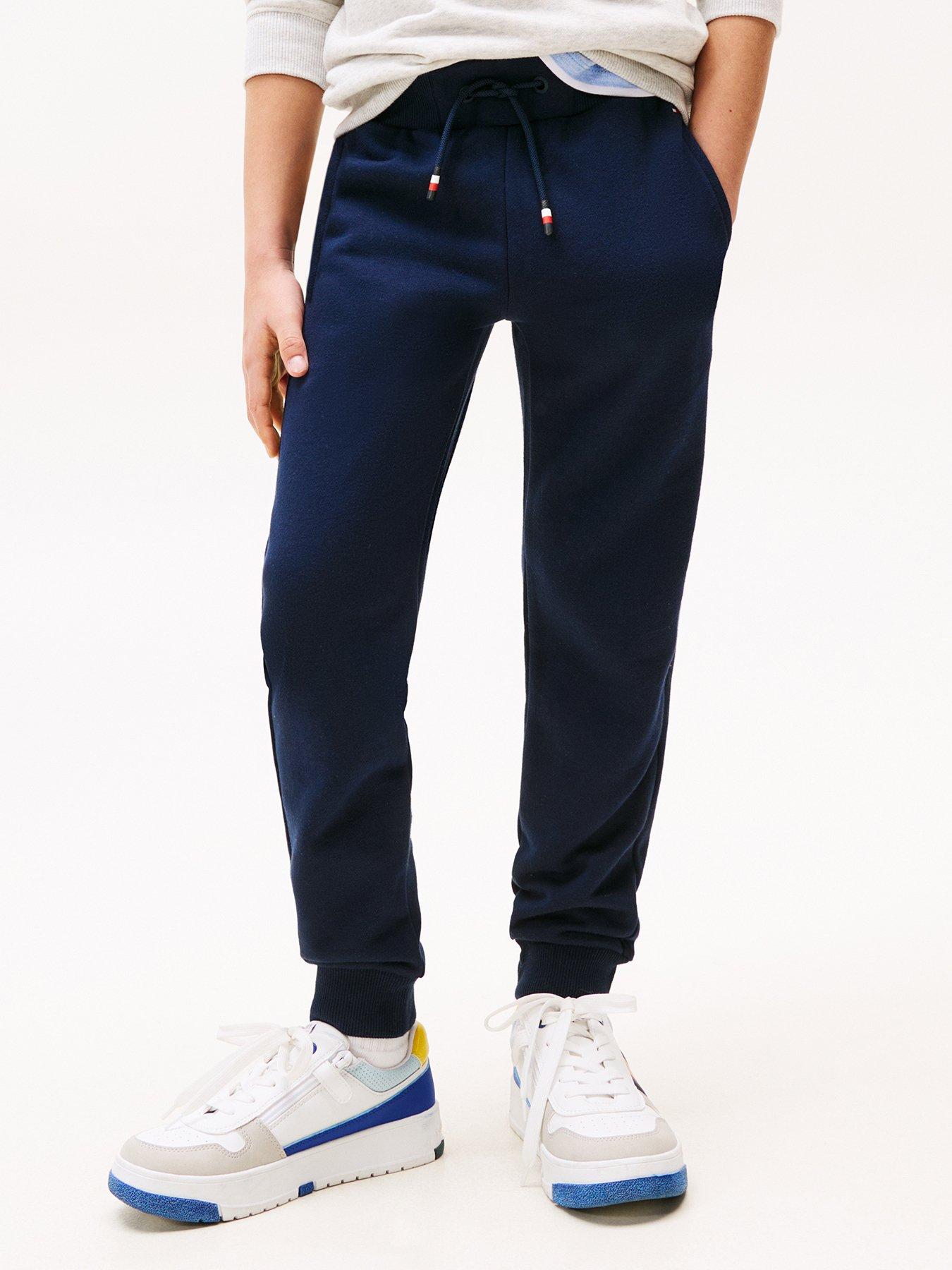 undefined Boys Script Flag Sweatpants - Navy