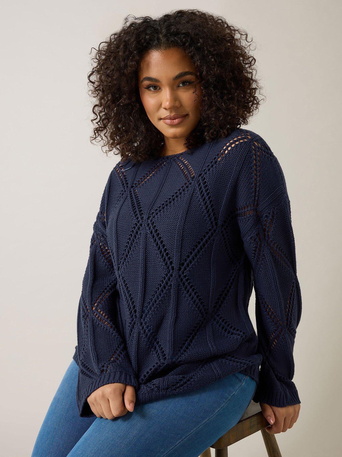 undefined Pointelle Jumper