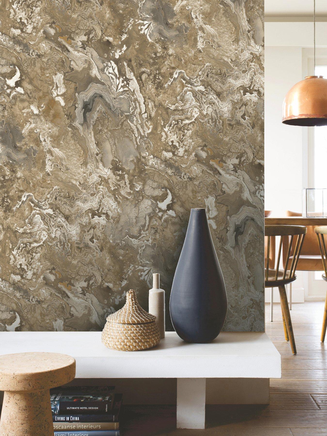 Rasch Serafina Wallpaper in Mocha