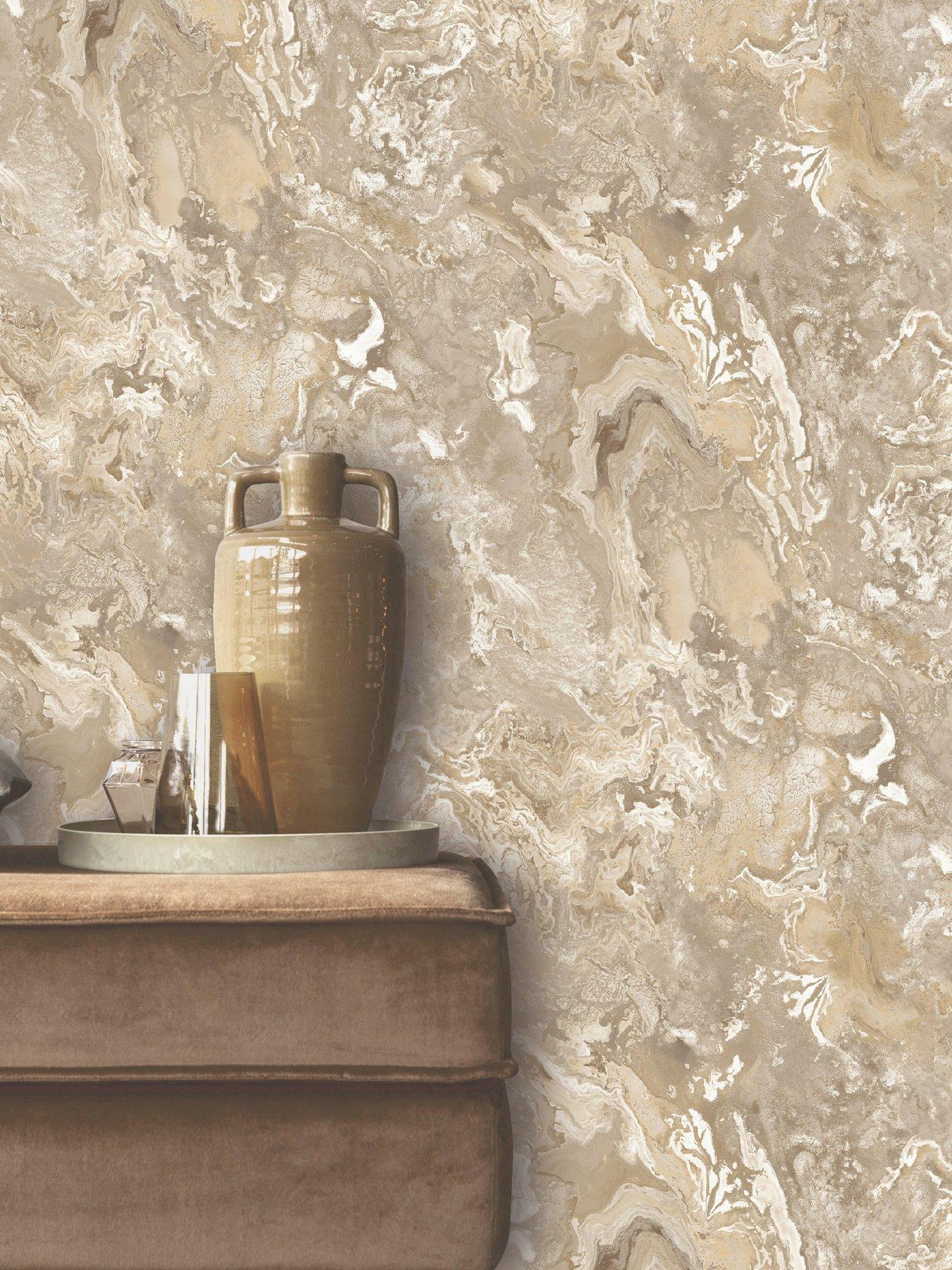 Image 4 of 4 of Rasch Serafina Wallpaper in Beige