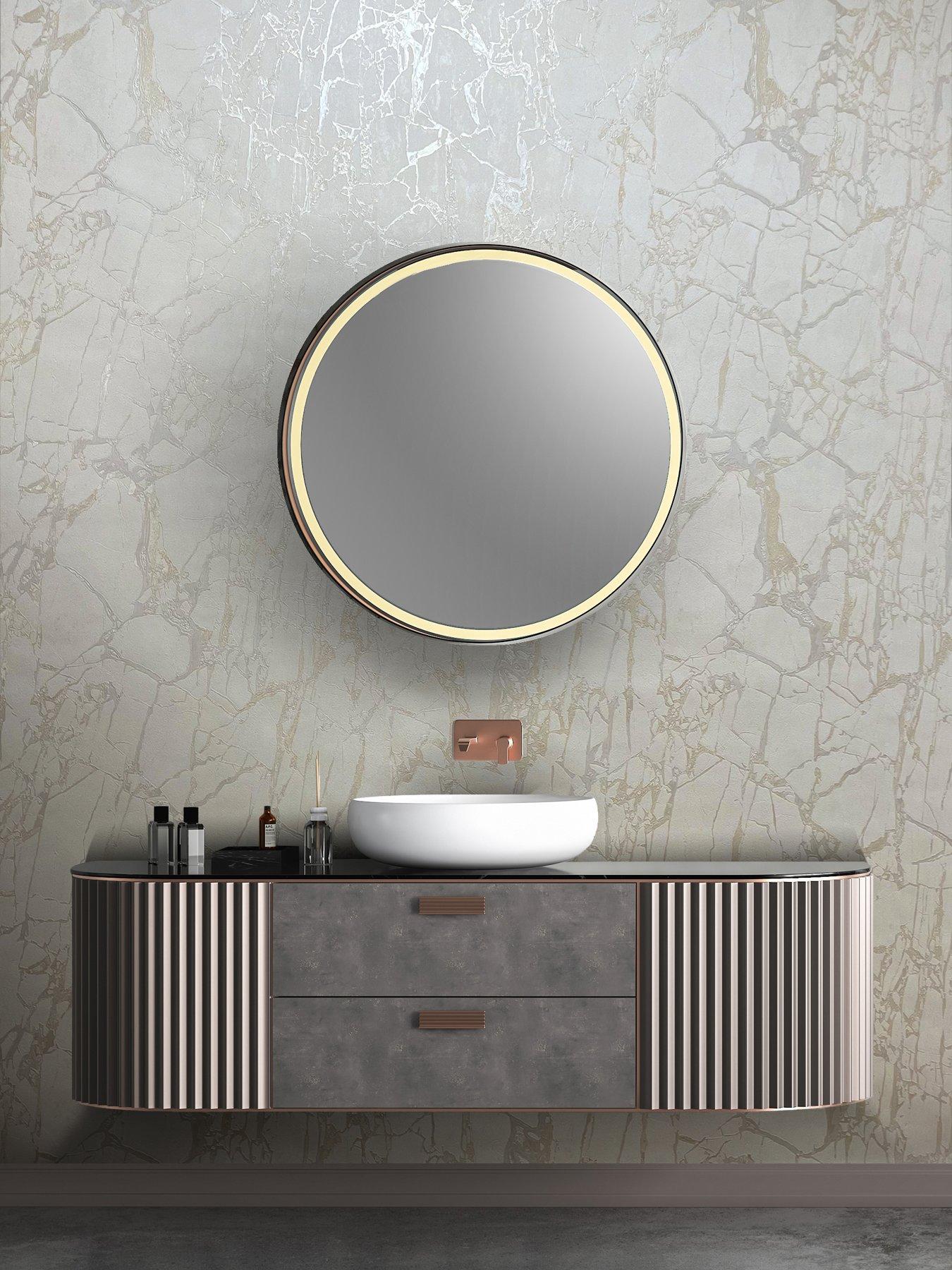 Rasch Enzo Marble Wallpaper in Ivory