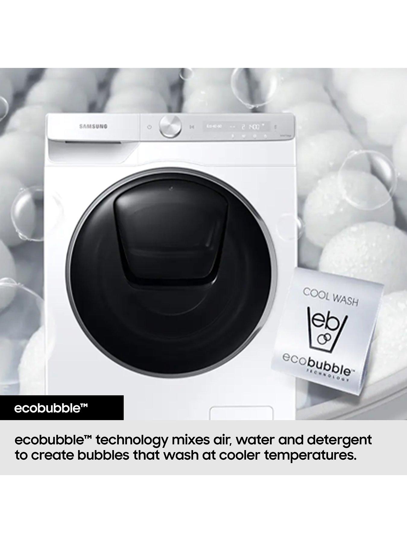 Image 4 of 7 of Samsung Series 5 AI Energy WD90DG5G34BBEU 9kg Wash, 5kg Dry, 1400rpm Spin Smart Slim Depth Washer Dryer - Black
