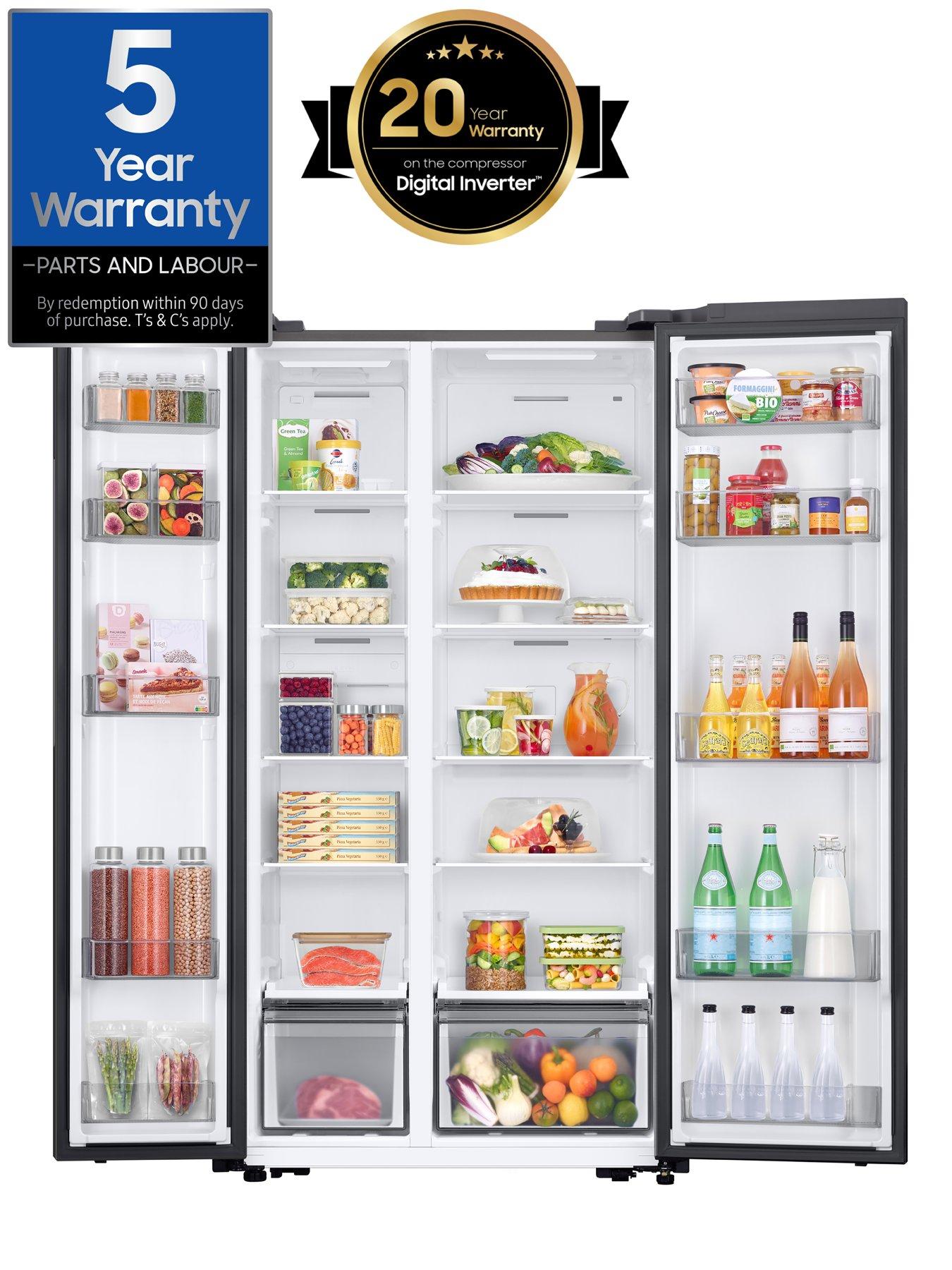 Image 2 of 8 of Samsung Series 6 RS57DG400EM9 American-Style Smart Fridge Freezer with SpaceMax&trade; technology&nbsp;&nbsp;- Gentle Silver Matt