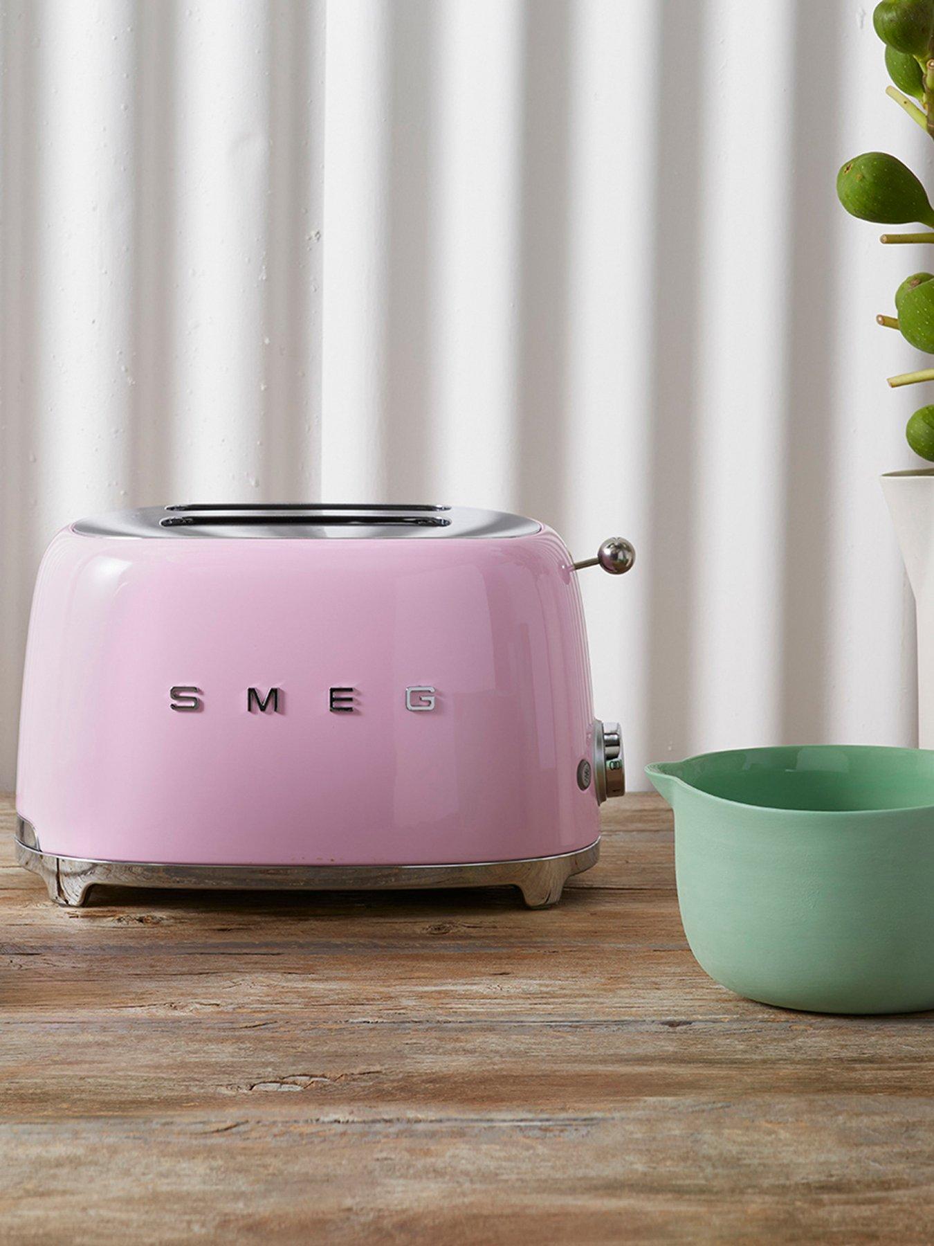 Image 5 of 6 of Smeg EEJB114 50s&nbsp;Retro Style Kettle and 2-Slice Toaster - Pastel Pink