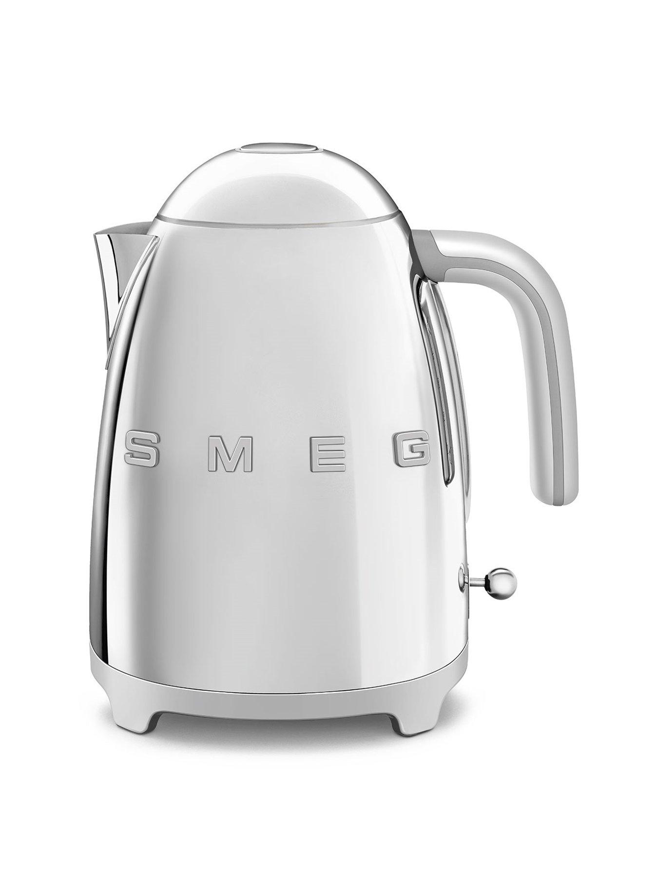 Image 2 of 6 of Smeg EEJB116 50s Retro Style Kettle and 2-Slice Toaster - Stainless Steel