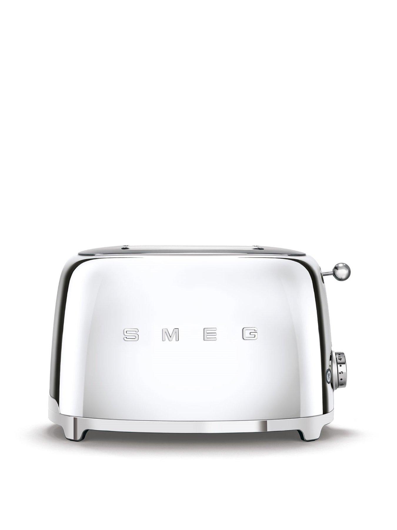 Image 3 of 6 of Smeg EEJB116 50s Retro Style Kettle and 2-Slice Toaster - Stainless Steel