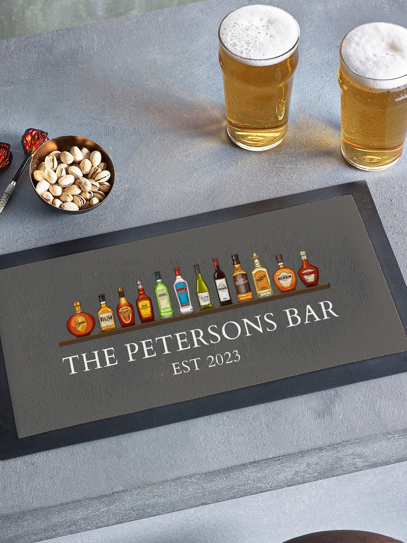 Image 3 of 4 of Love Abode Personalised Spirit Bar Mat