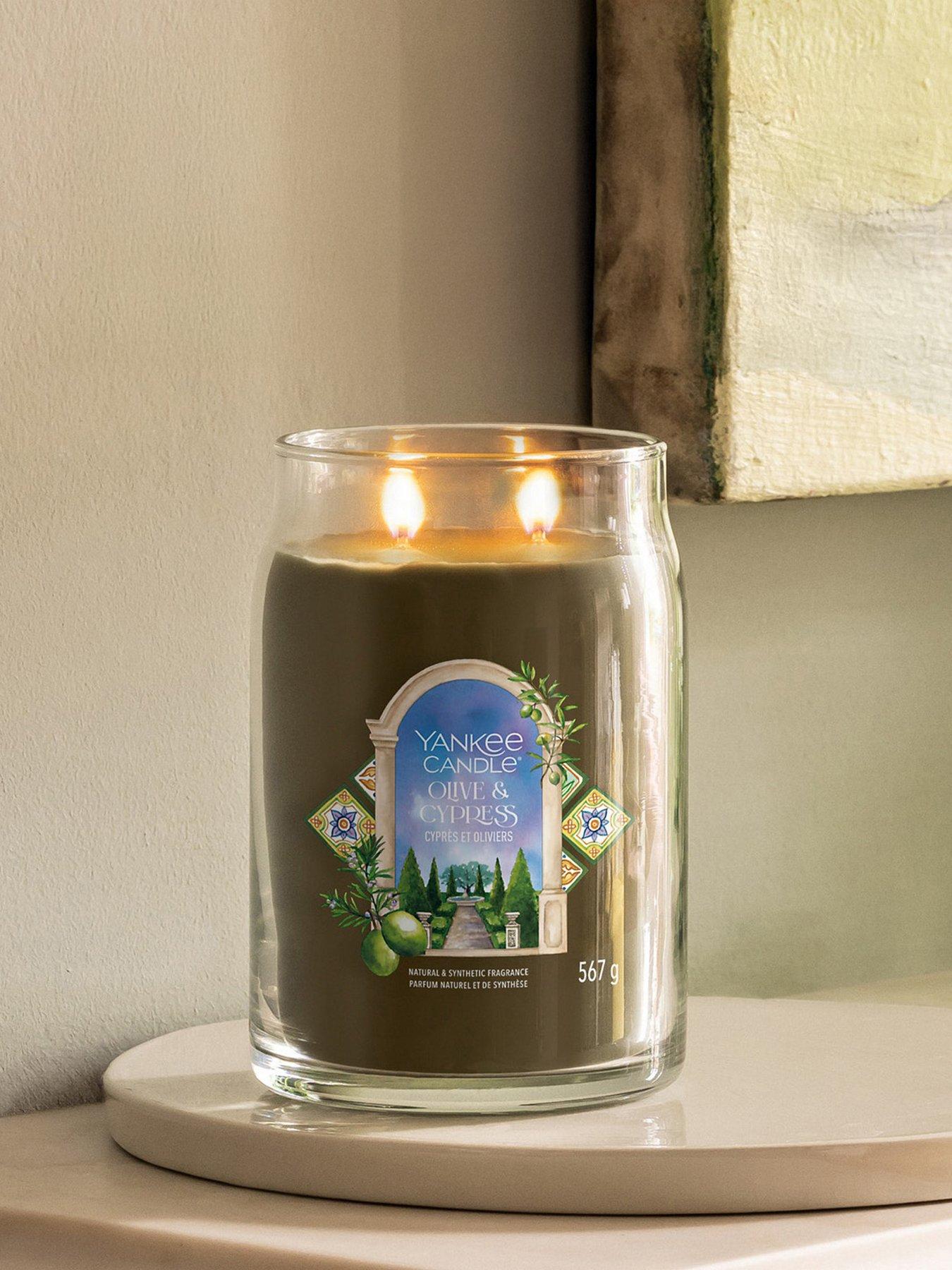 Image 1 of 7 of Yankee Candle Signature Large Jar - Olive &amp; Cypress