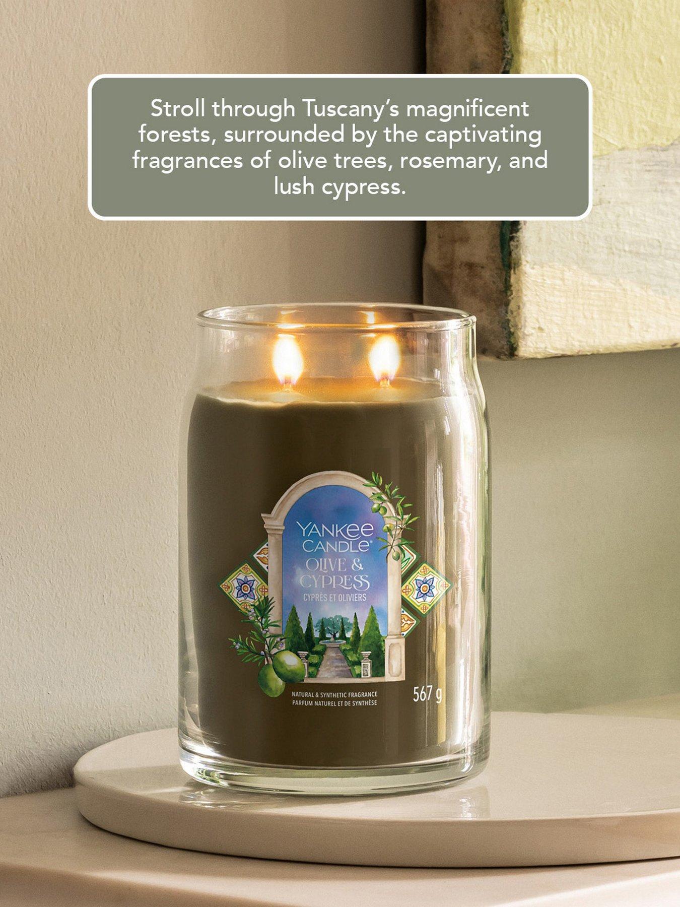 Image 3 of 7 of Yankee Candle Signature Large Jar - Olive &amp; Cypress