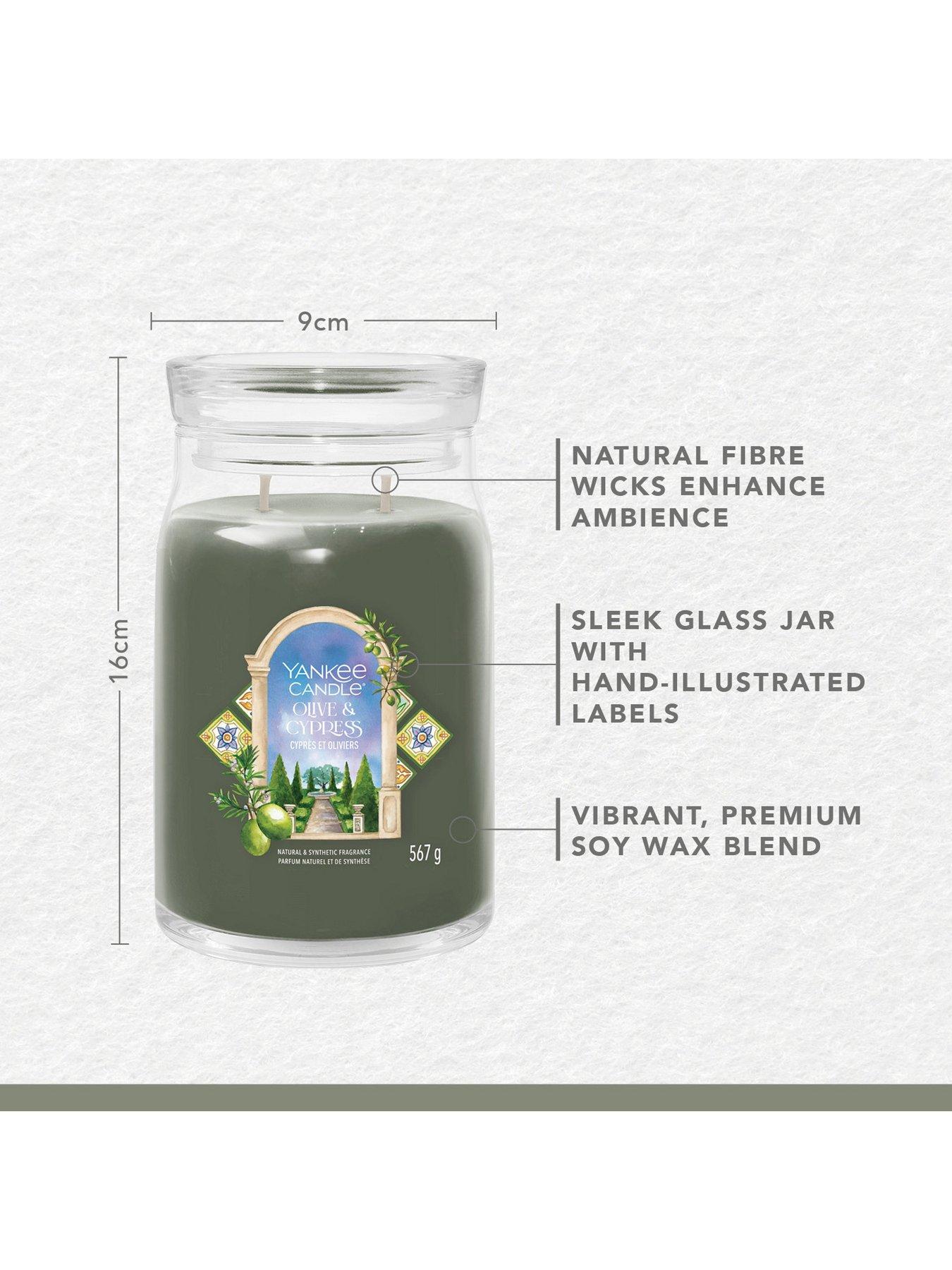 Image 4 of 7 of Yankee Candle Signature Large Jar - Olive &amp; Cypress