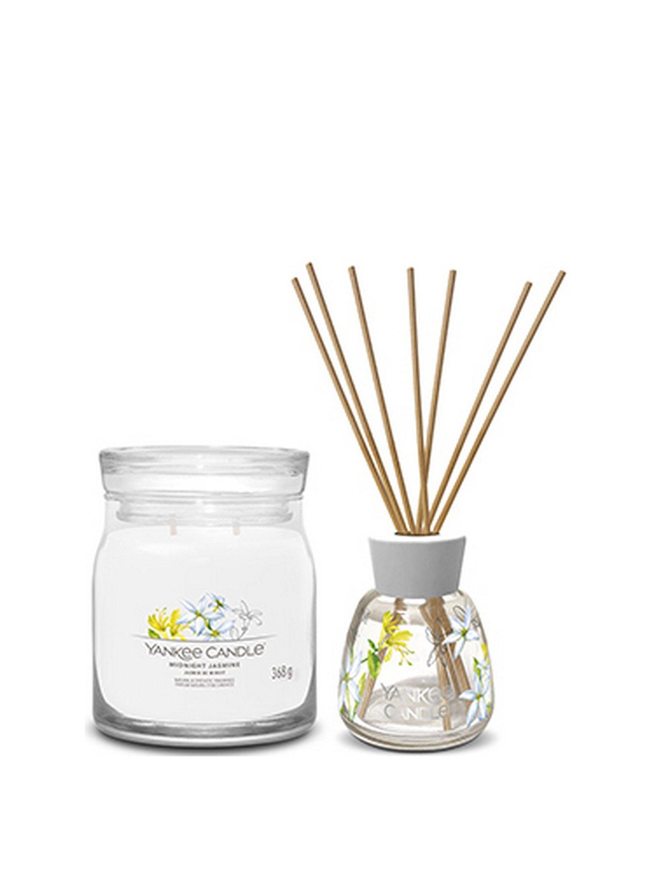 undefined Signature Midnight Jasmine Medium Jar with Midnight Jasmine Reed Diffuser