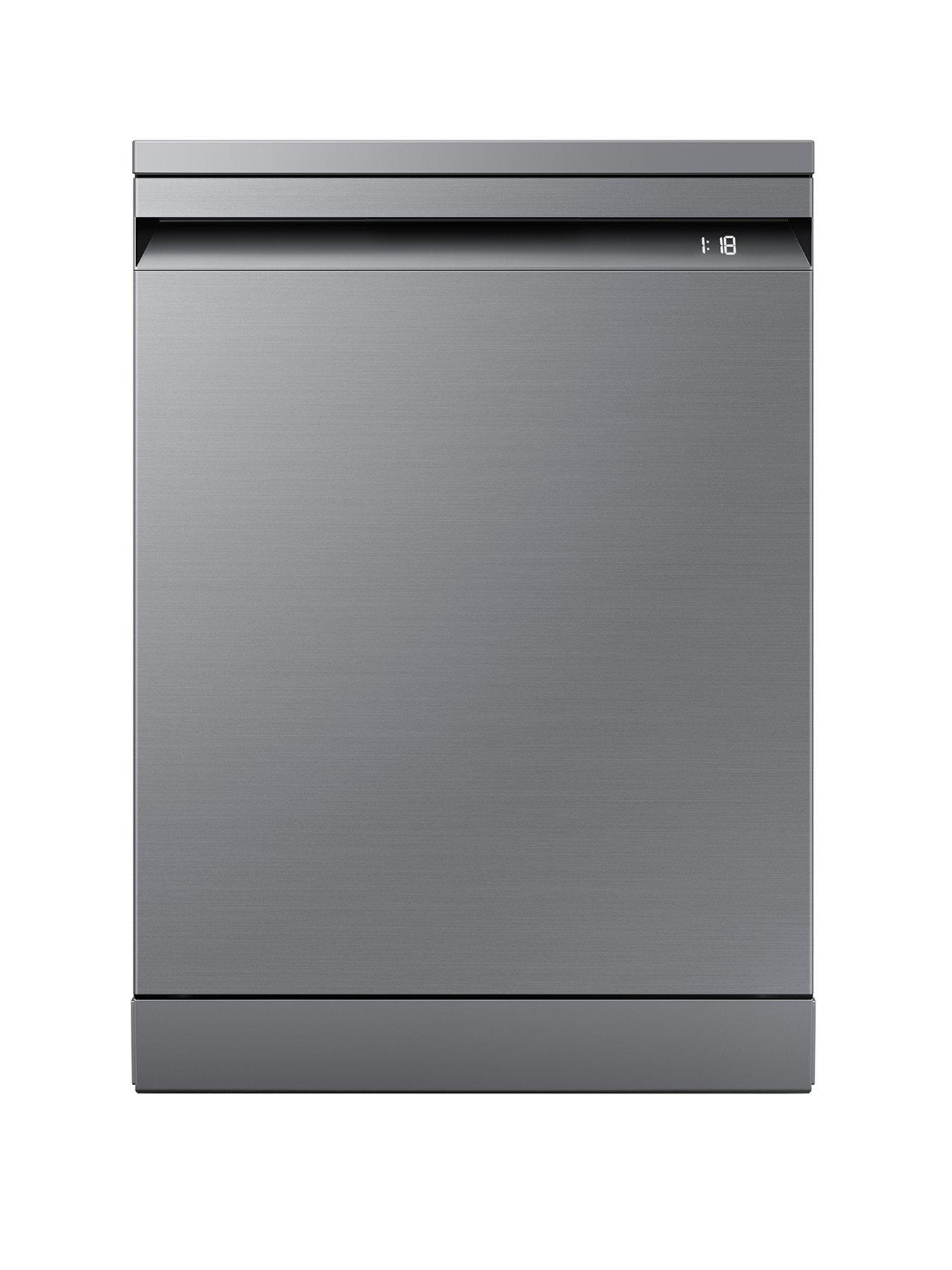Samsung Series 6 DW60DG760FSLU4 Freestanding 60cm Dishwasher with Water Jet Clean  &  Smart Things, 14 Place Settings - Dark Silver