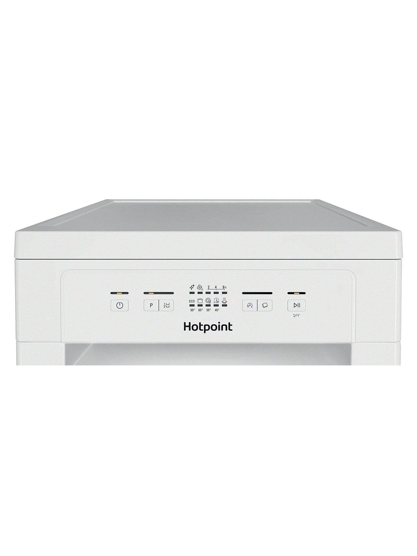 Image 6 of 7 of Hotpoint HP2FE10CS90WUK Freestanding Slimline Dishwasher - White