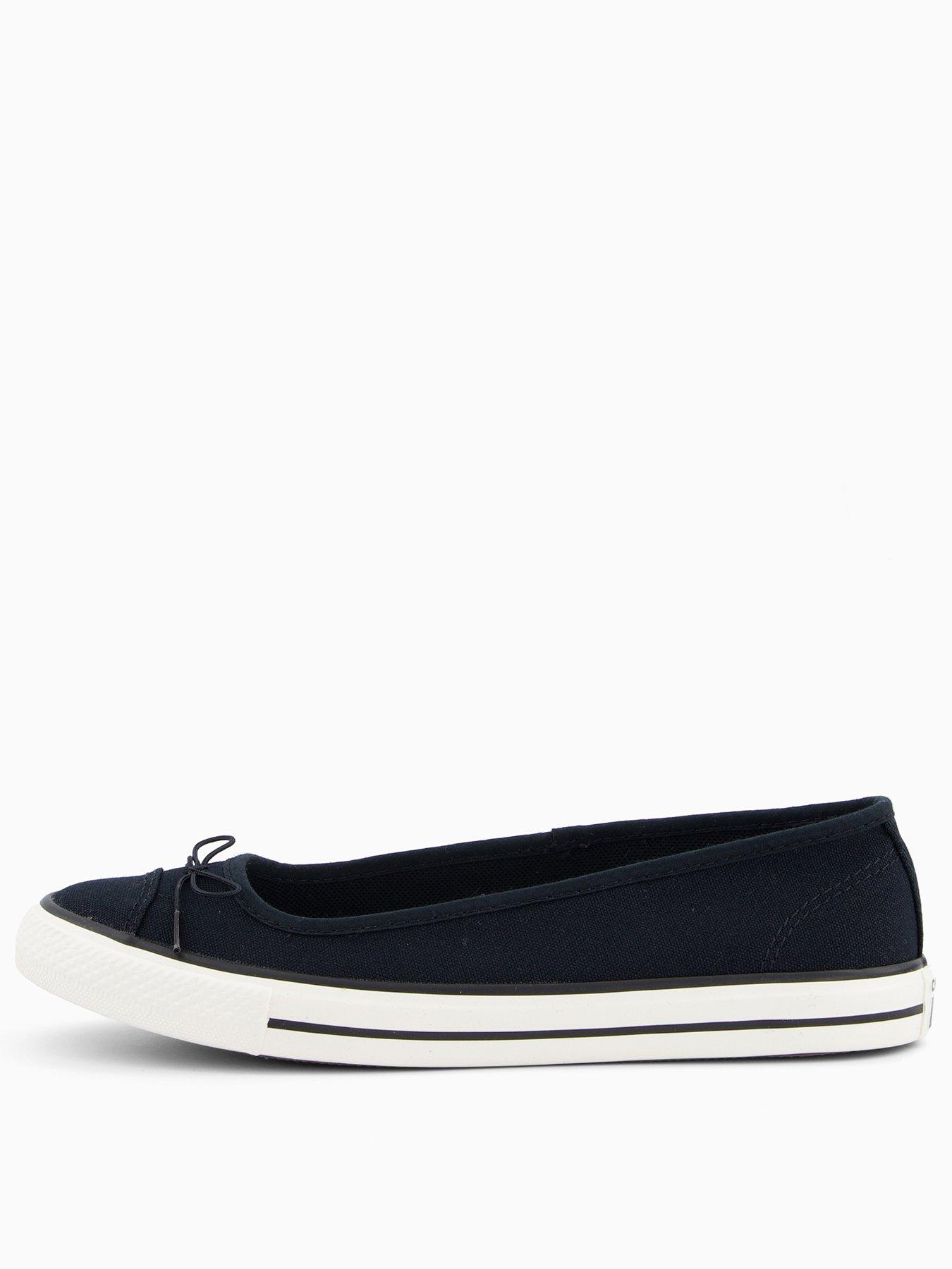 undefined Girls Dainty Ballerina Pumps - Black