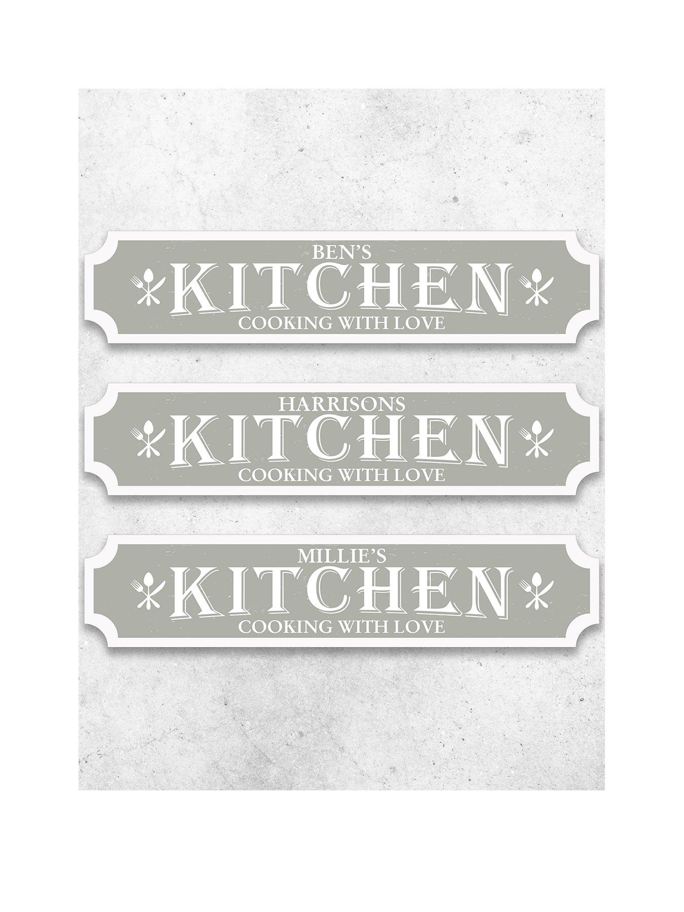 undefined Personalised Kitchen Sign