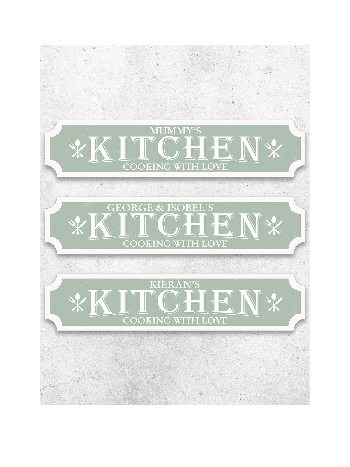 undefined Personalised Kitchen Sign