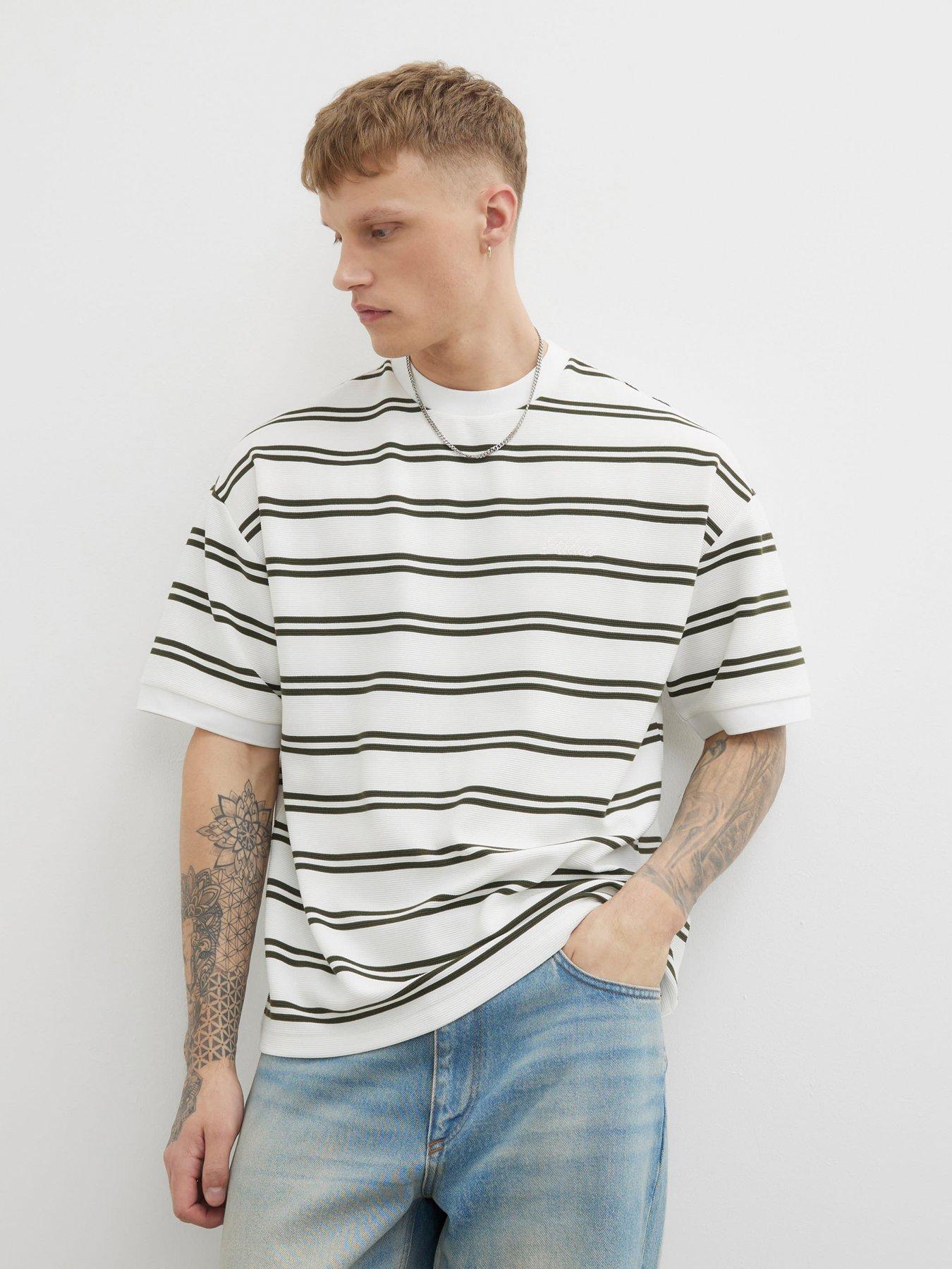 undefined Ottoman Stripe T-Shirt - White