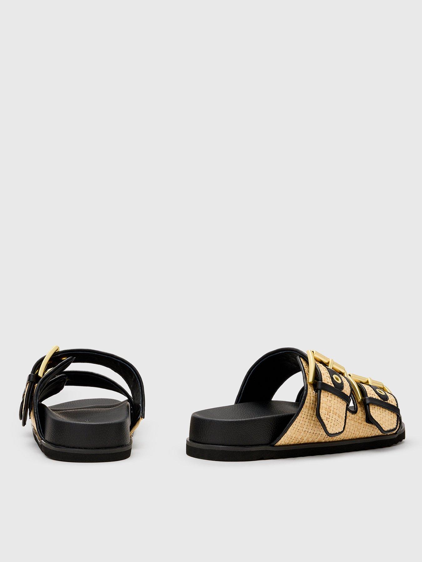 Image 3 of 6 of AllSaints Sian Raffia Sandal