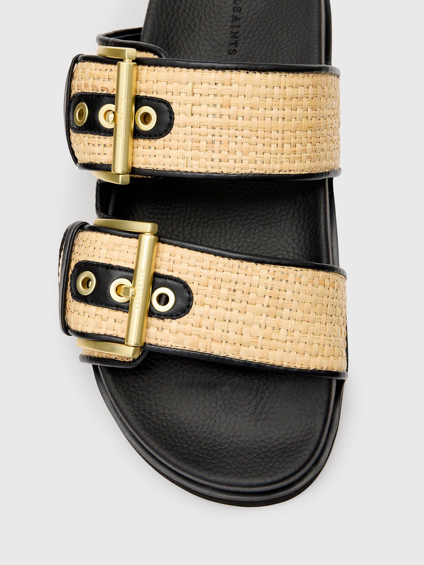 Image 4 of 6 of AllSaints Sian Raffia Sandal