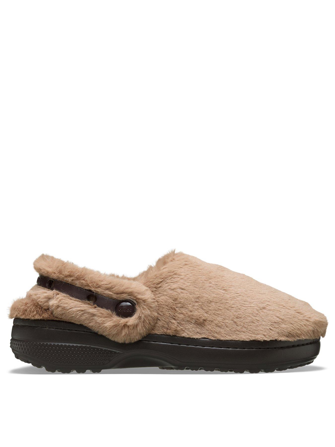 Crocs Women's Brown Classic Unfurgettable Polyester Milk Chocolate Clogs Uk Size 5 - Image 7