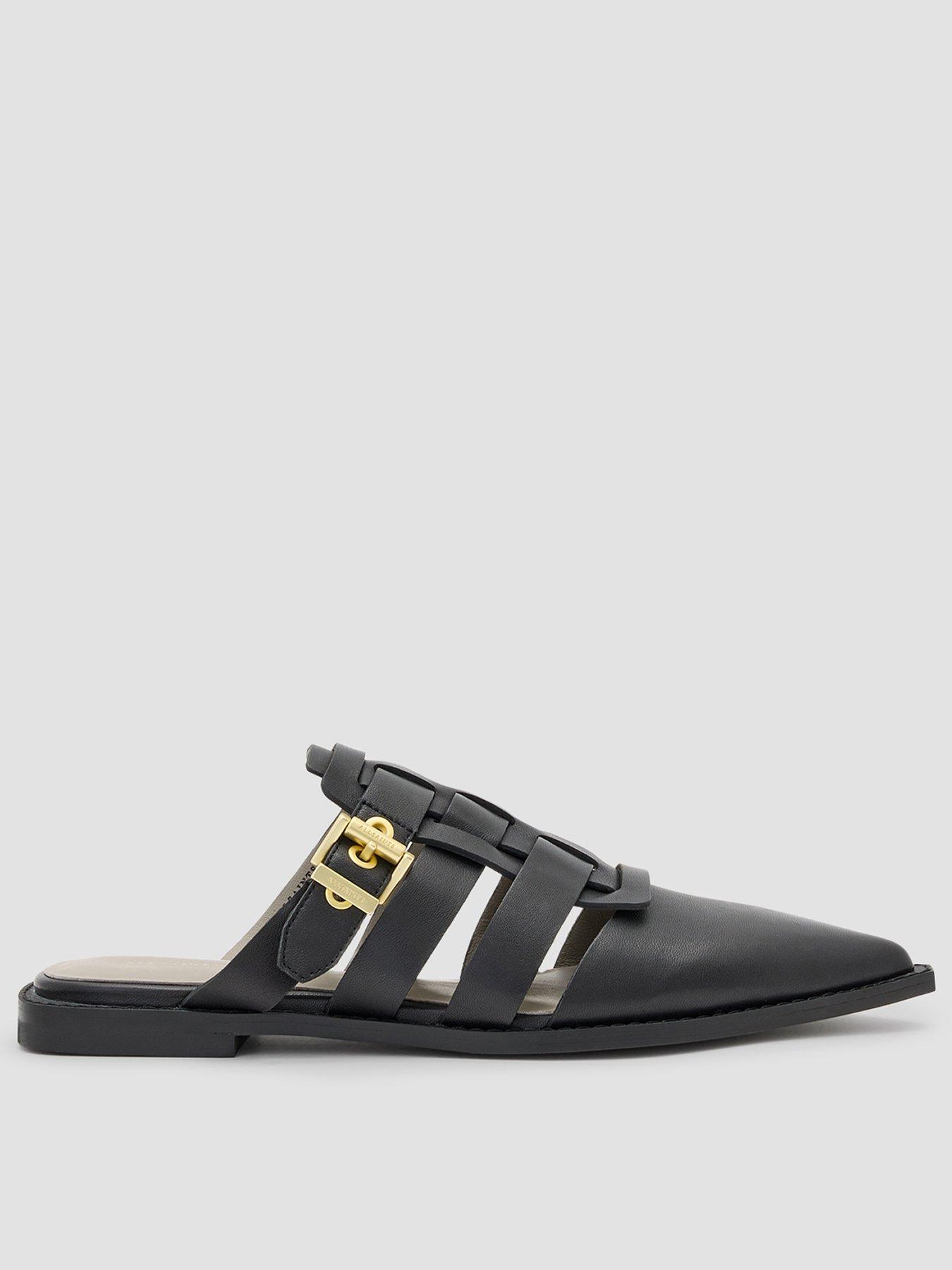 AllSaints Nala Mule, Black, Size 6, Women